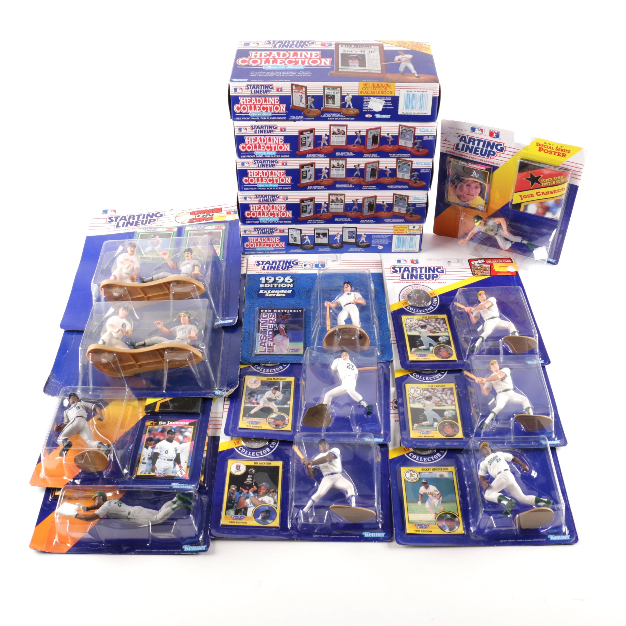 Don Mattingly, Jose Canseco, Bo Jackson, and Rickey Henderson Memorabilia