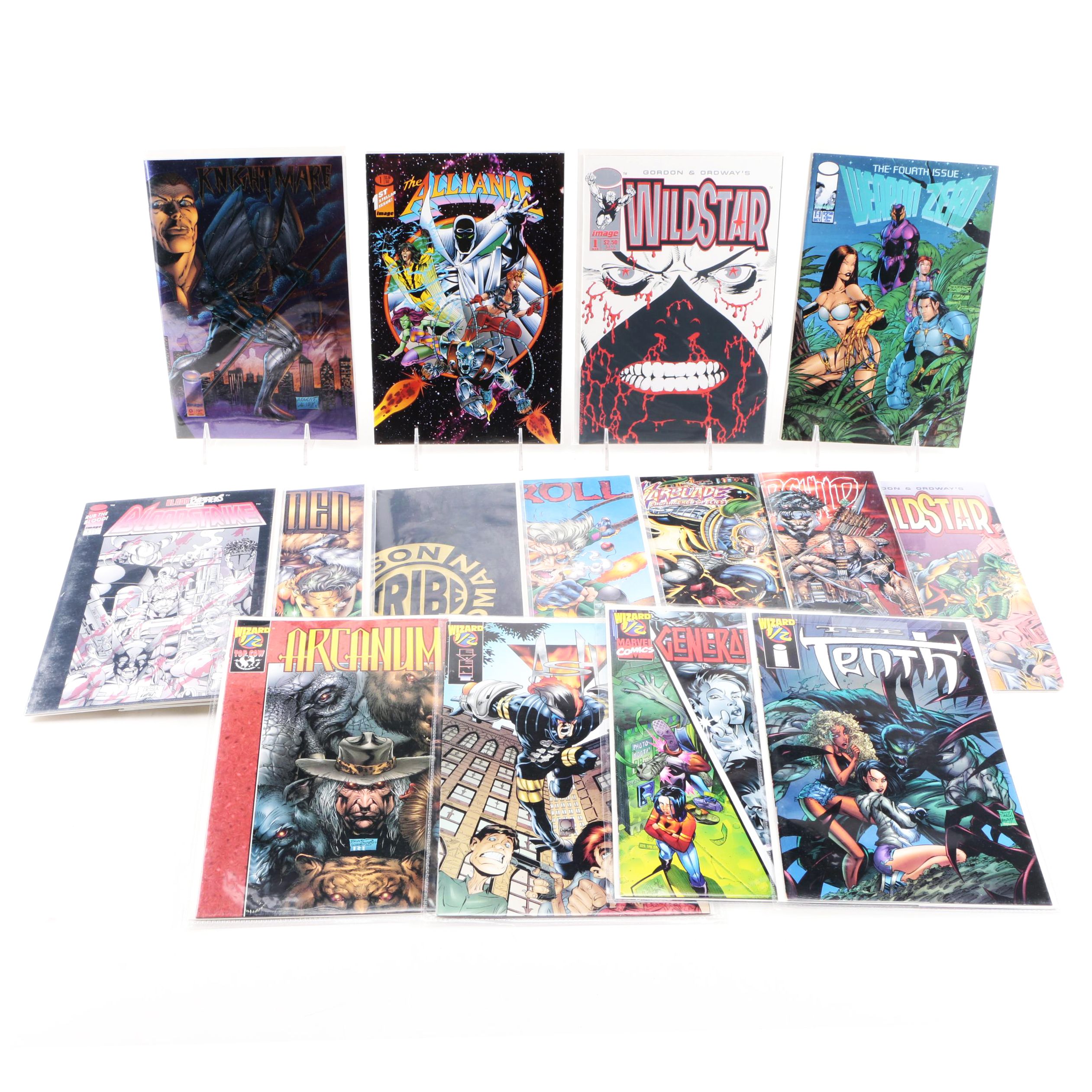 Modern Age Comic Books From Image and Wizard Comics