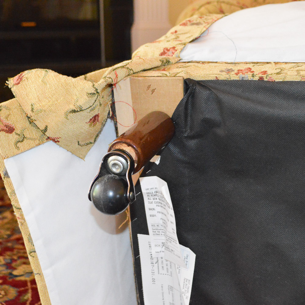 Upholstered Club Chair and Ottoman by Best Chairs, INC.