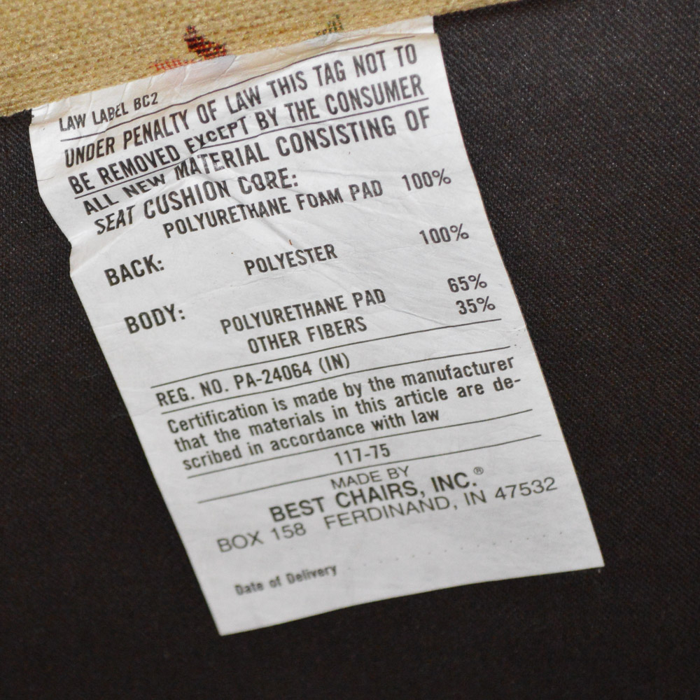 Upholstered Club Chair and Ottoman by Best Chairs, INC.