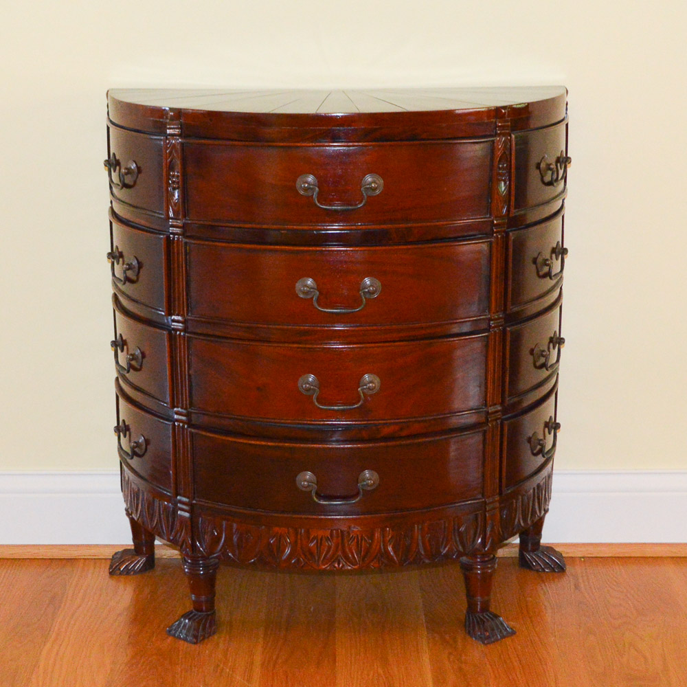 Federal Style Demilune Commode