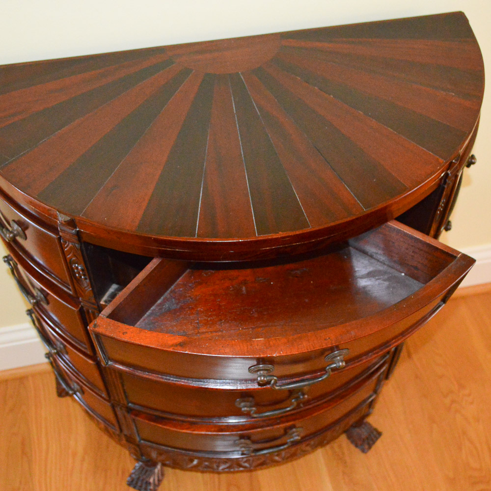 Federal Style Demilune Commode