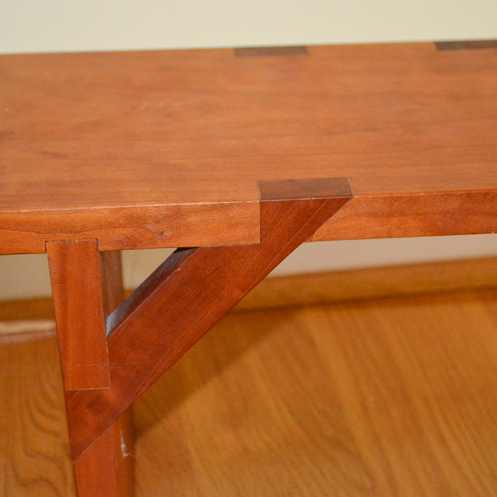 Oak Counter Stool and Footstool