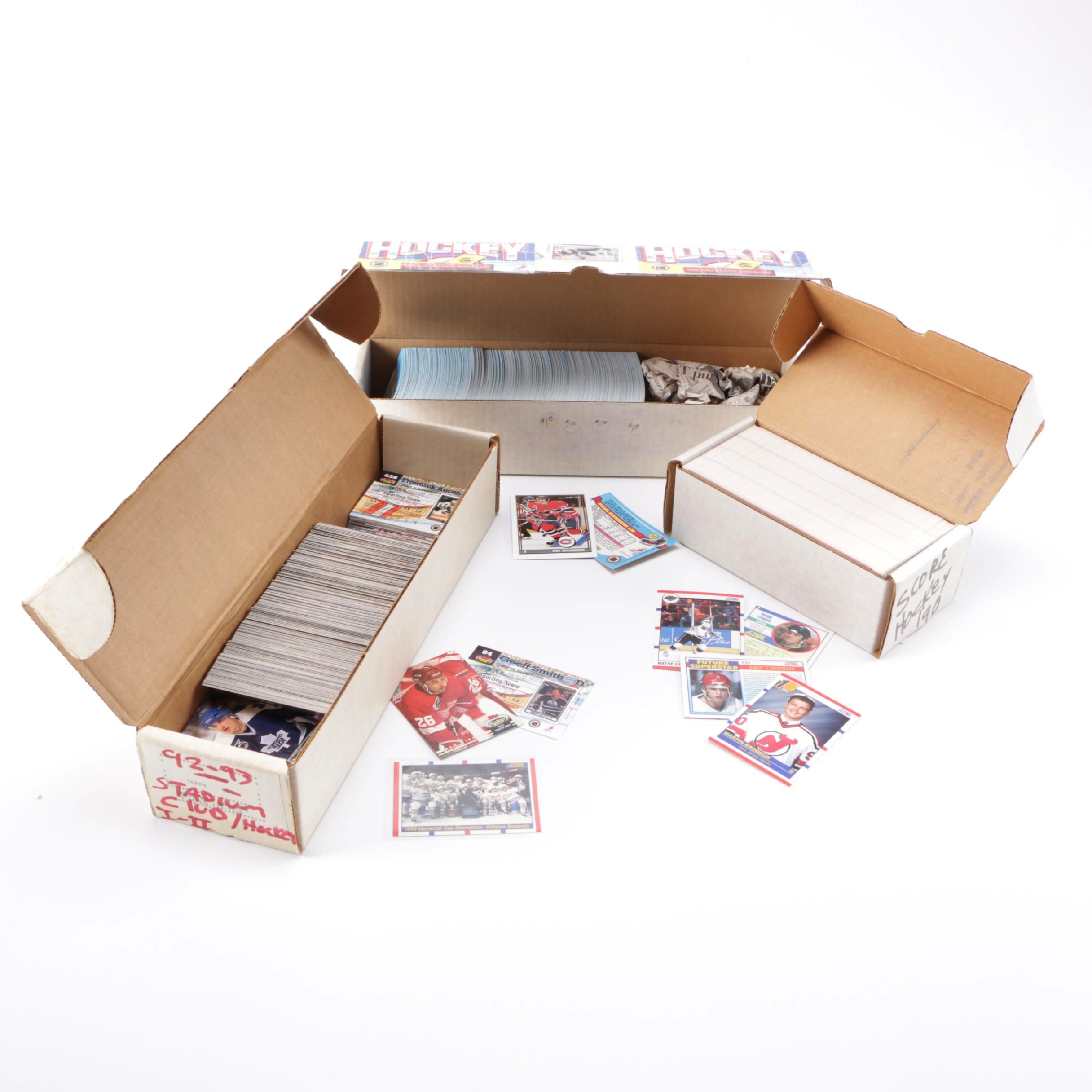 Assortment of 1990s Hockey Cards