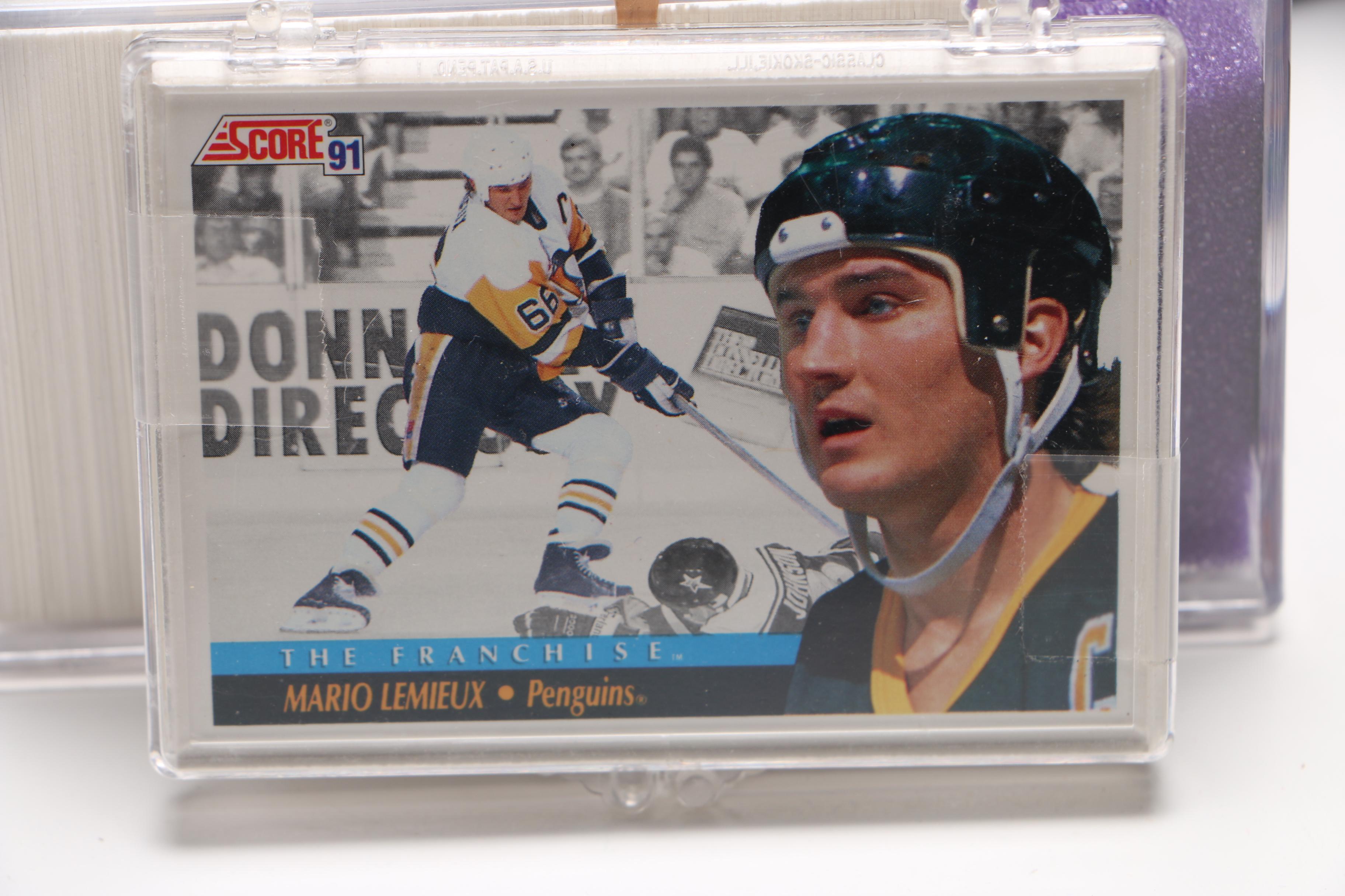 1990s and 2000s Score and Upper Deck Trading Cards