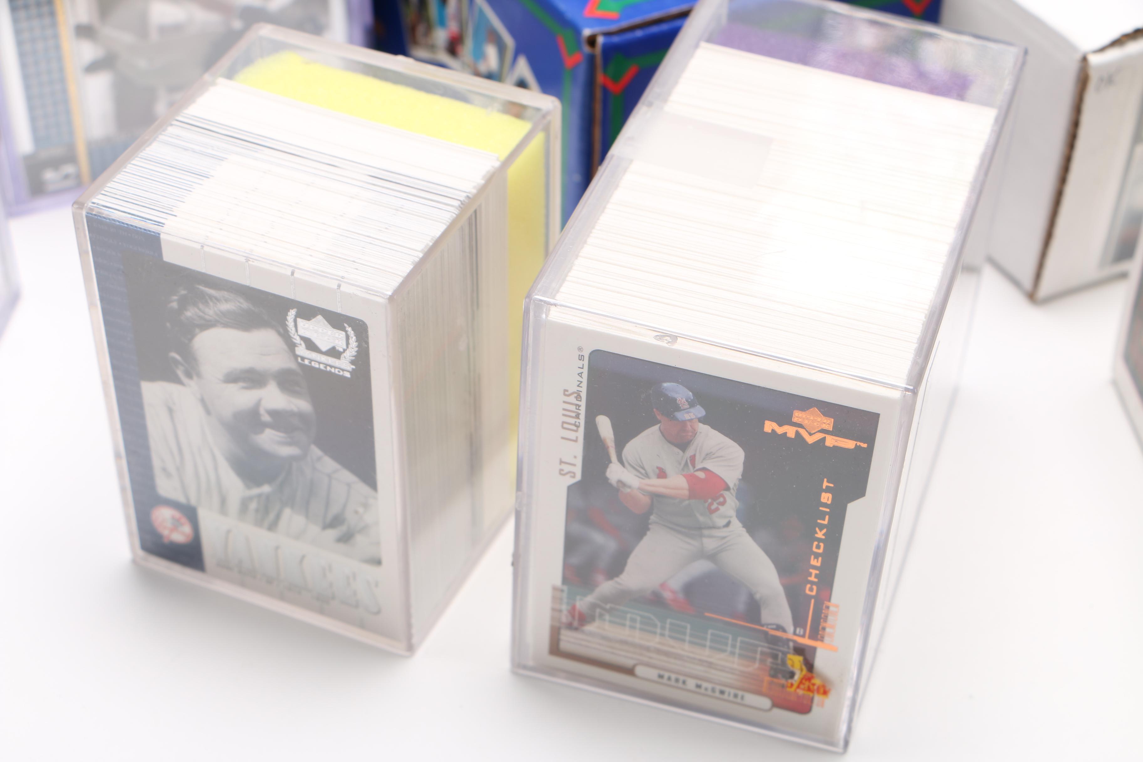 1990s and 2000s Score and Upper Deck Trading Cards