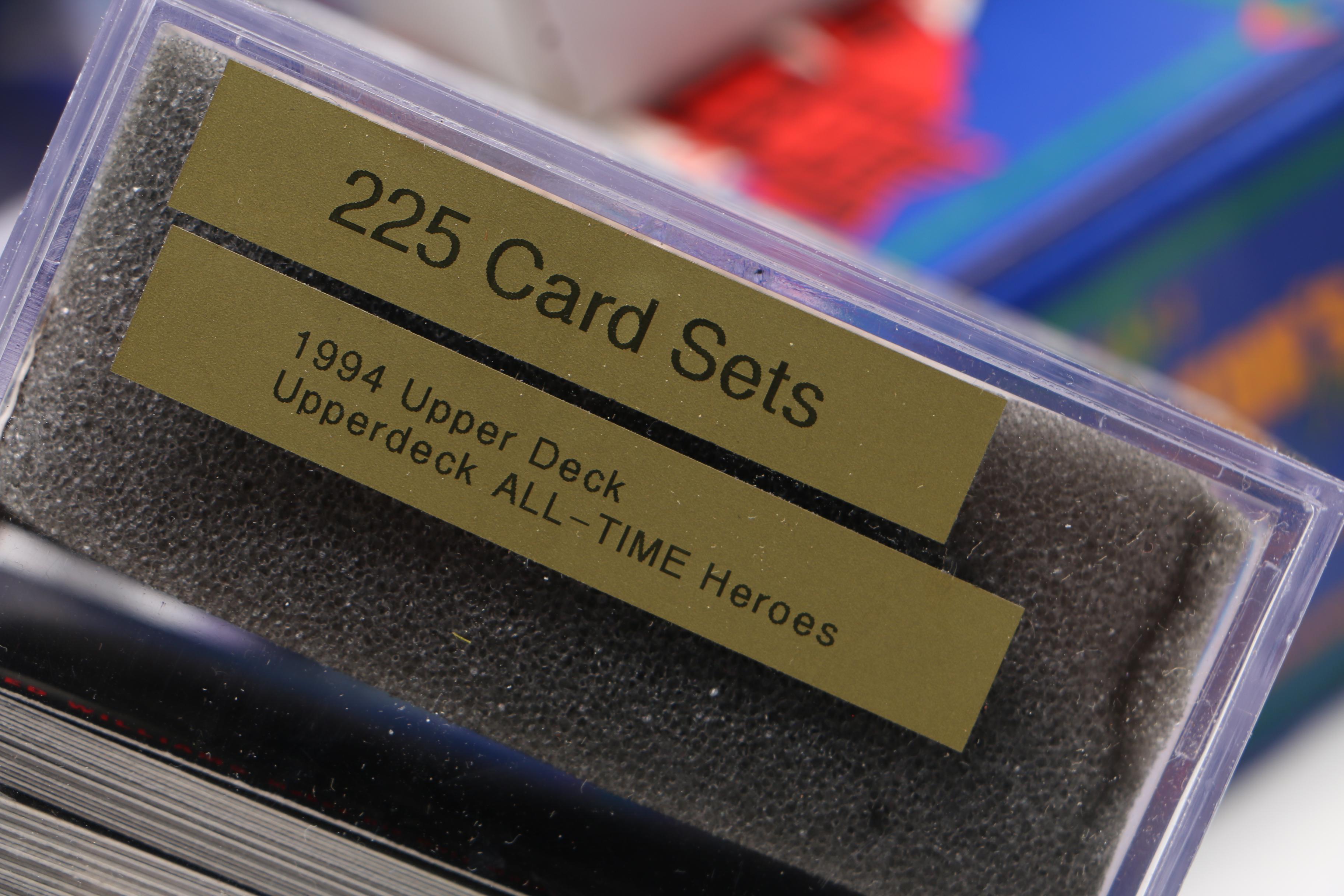 1990s and 2000s Score and Upper Deck Trading Cards