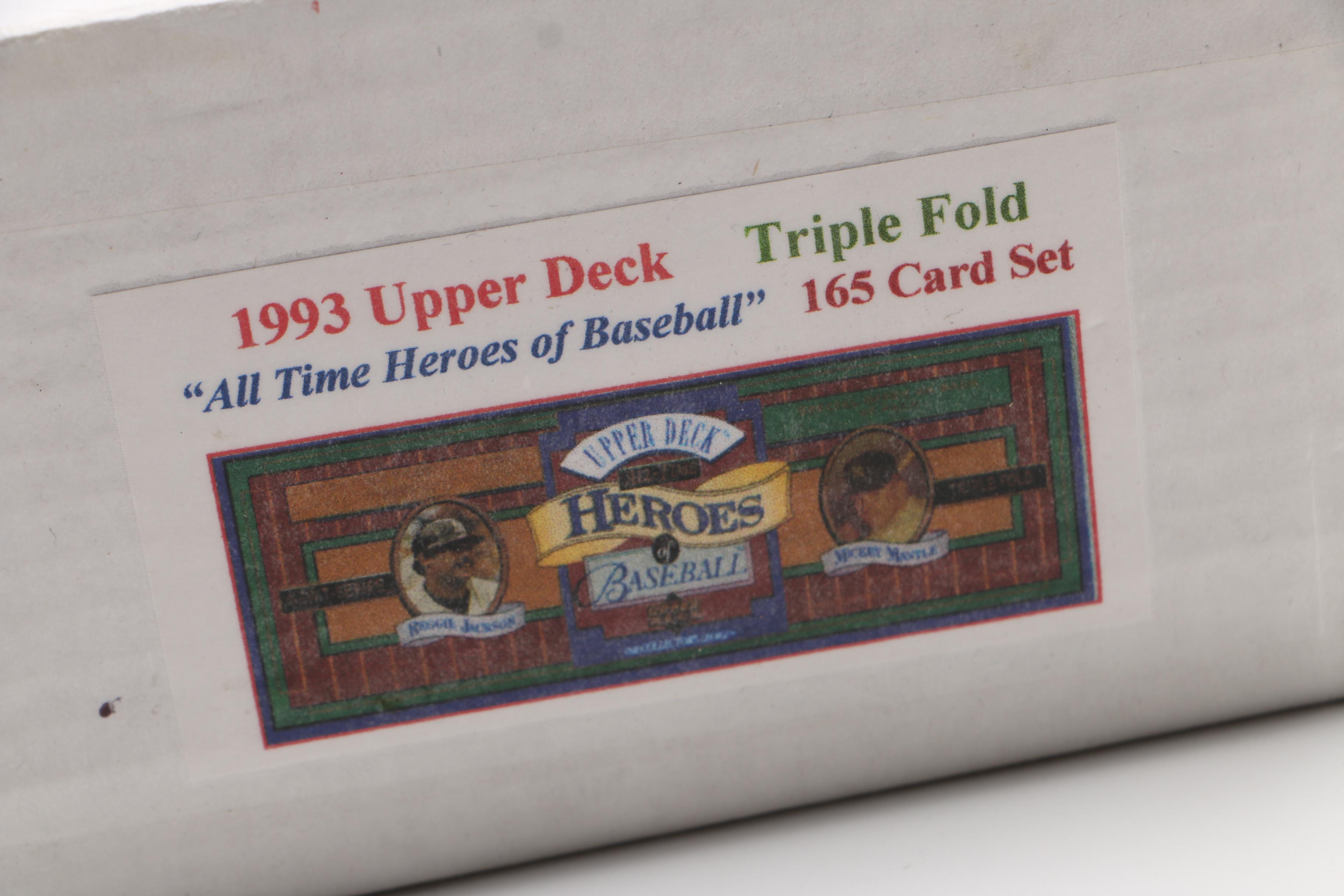 1990s and 2000s Score and Upper Deck Trading Cards