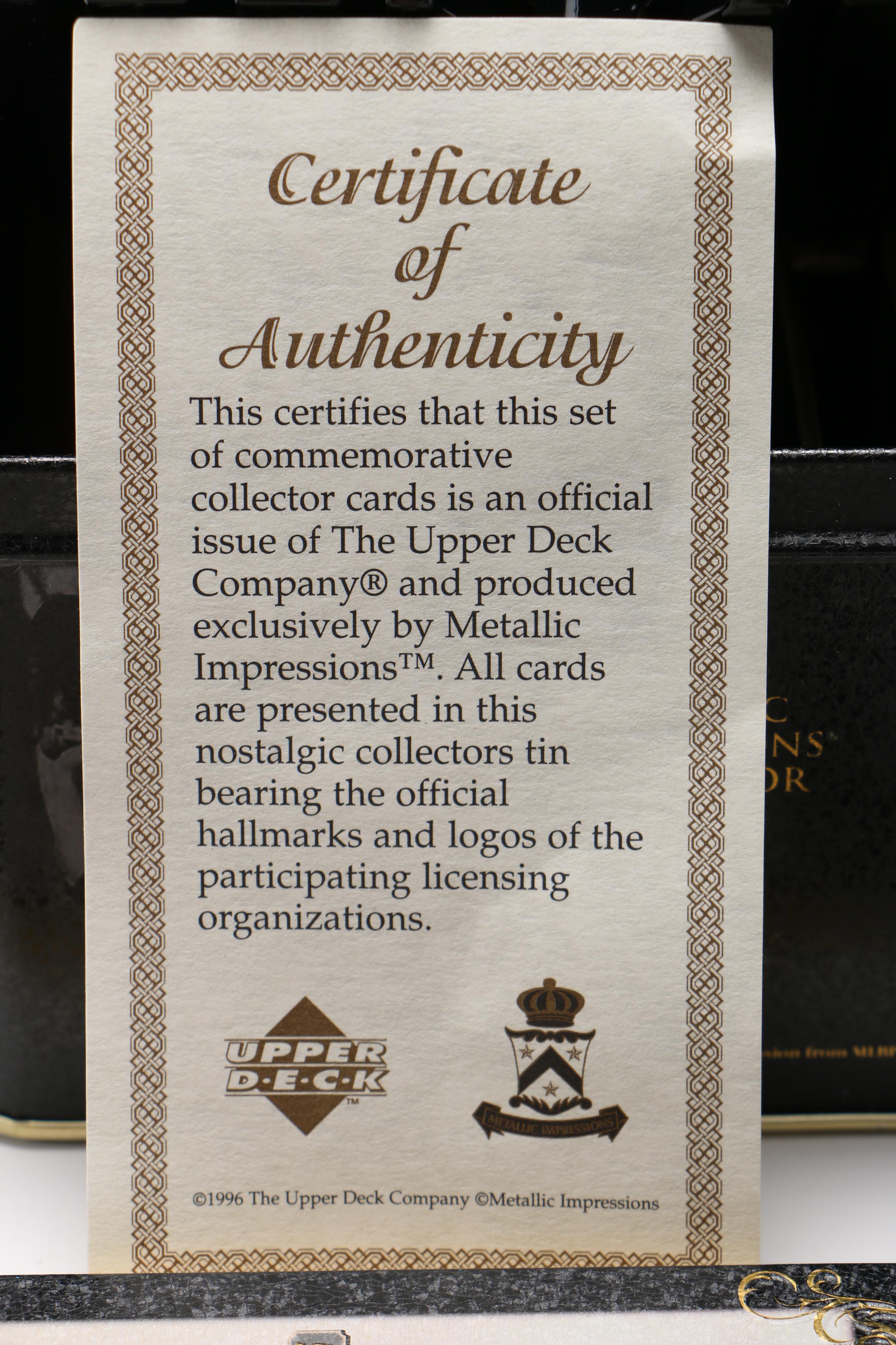 1990s and 2000s Score and Upper Deck Trading Cards