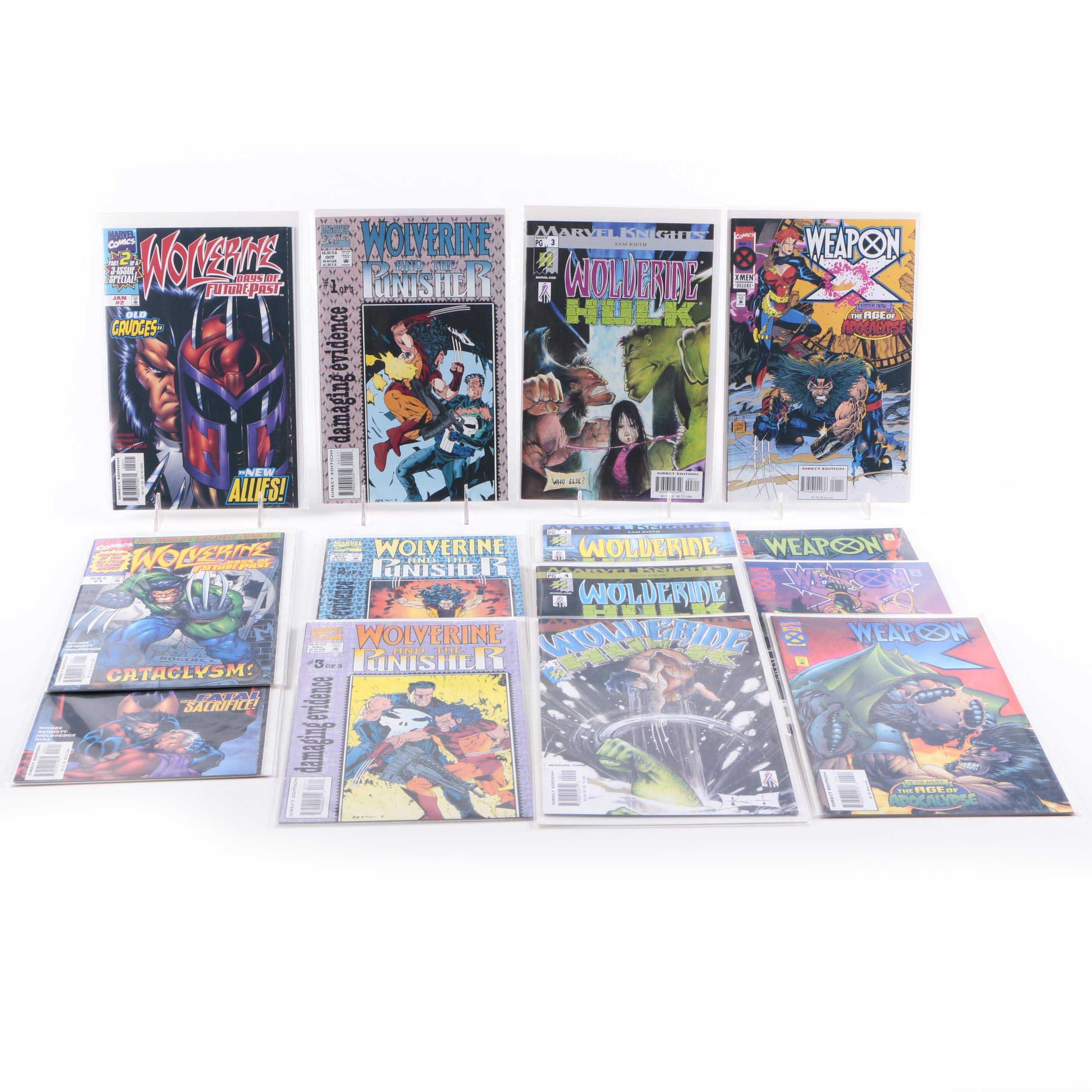 Four "Wolverine" Miniseries Comic Book Sets
