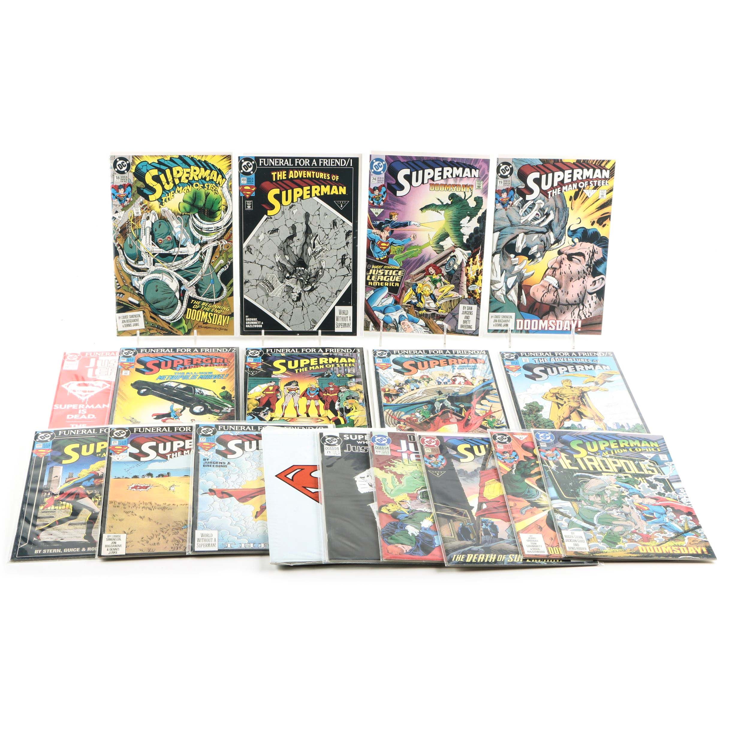 Semi-Complete Superman "Doomsday" and "Funeral For a Friend" Collection