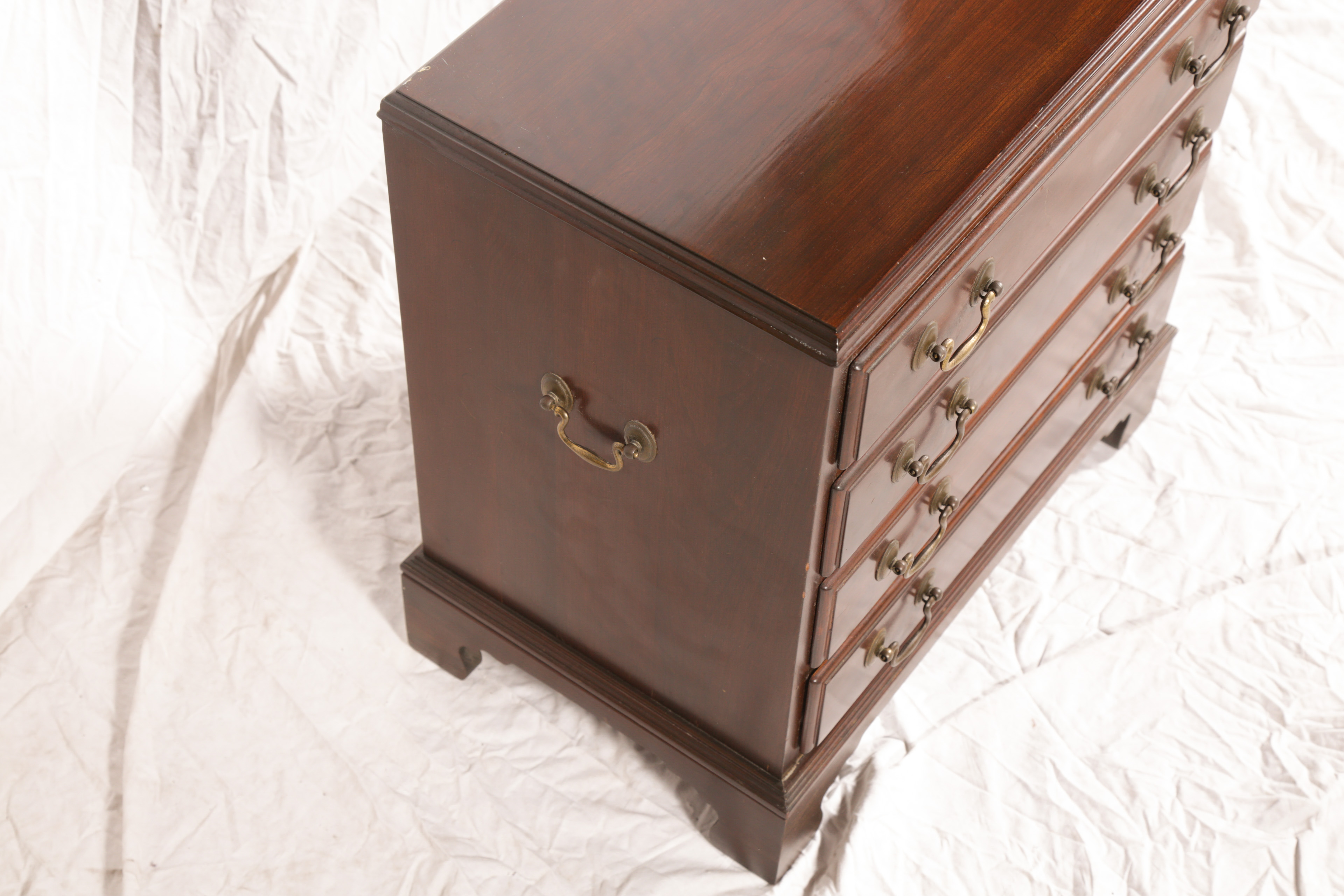 Vintage Chippendale Style Mahogany Nighstand by Ethan Allen