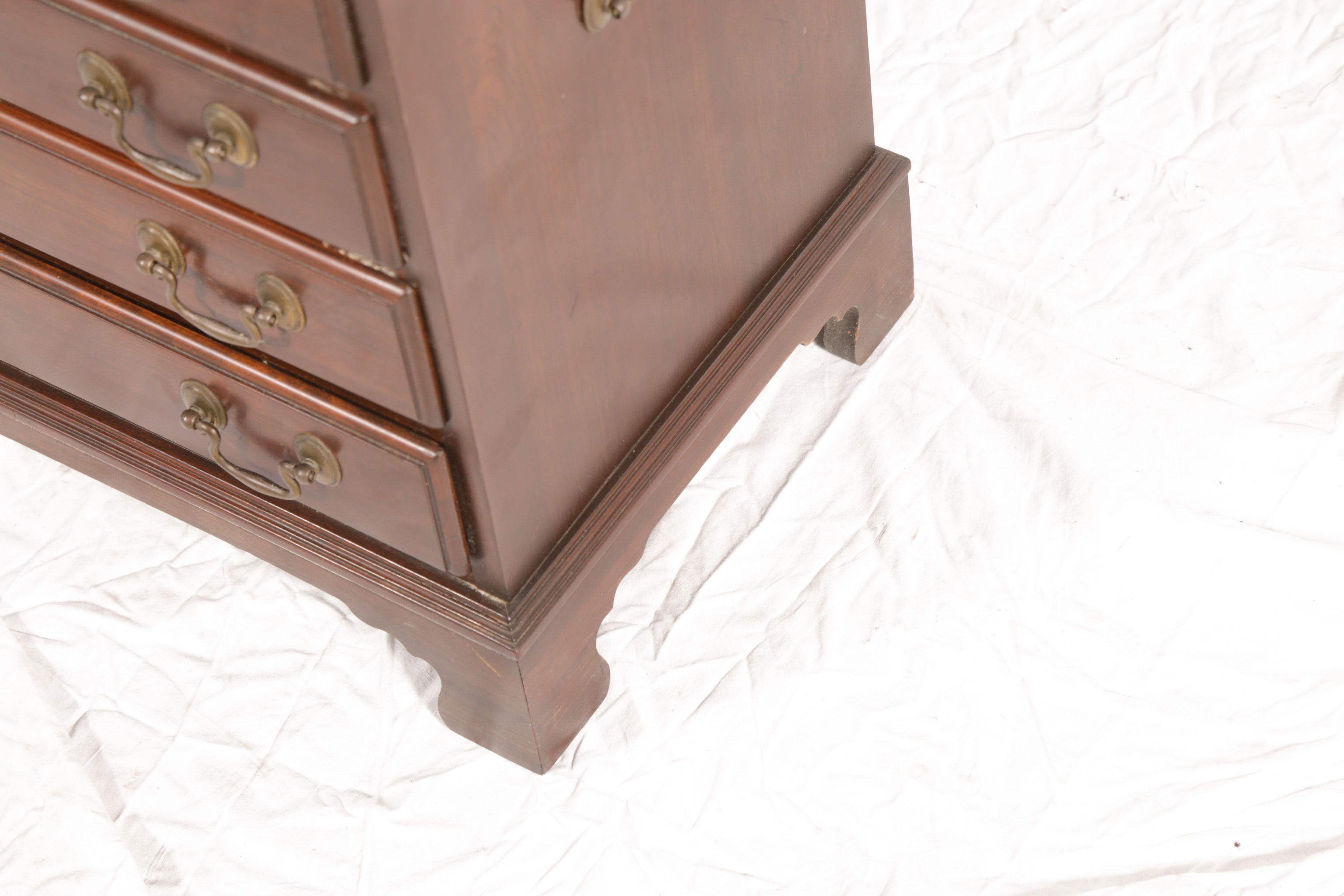 Vintage Chippendale Style Mahogany Nighstand by Ethan Allen