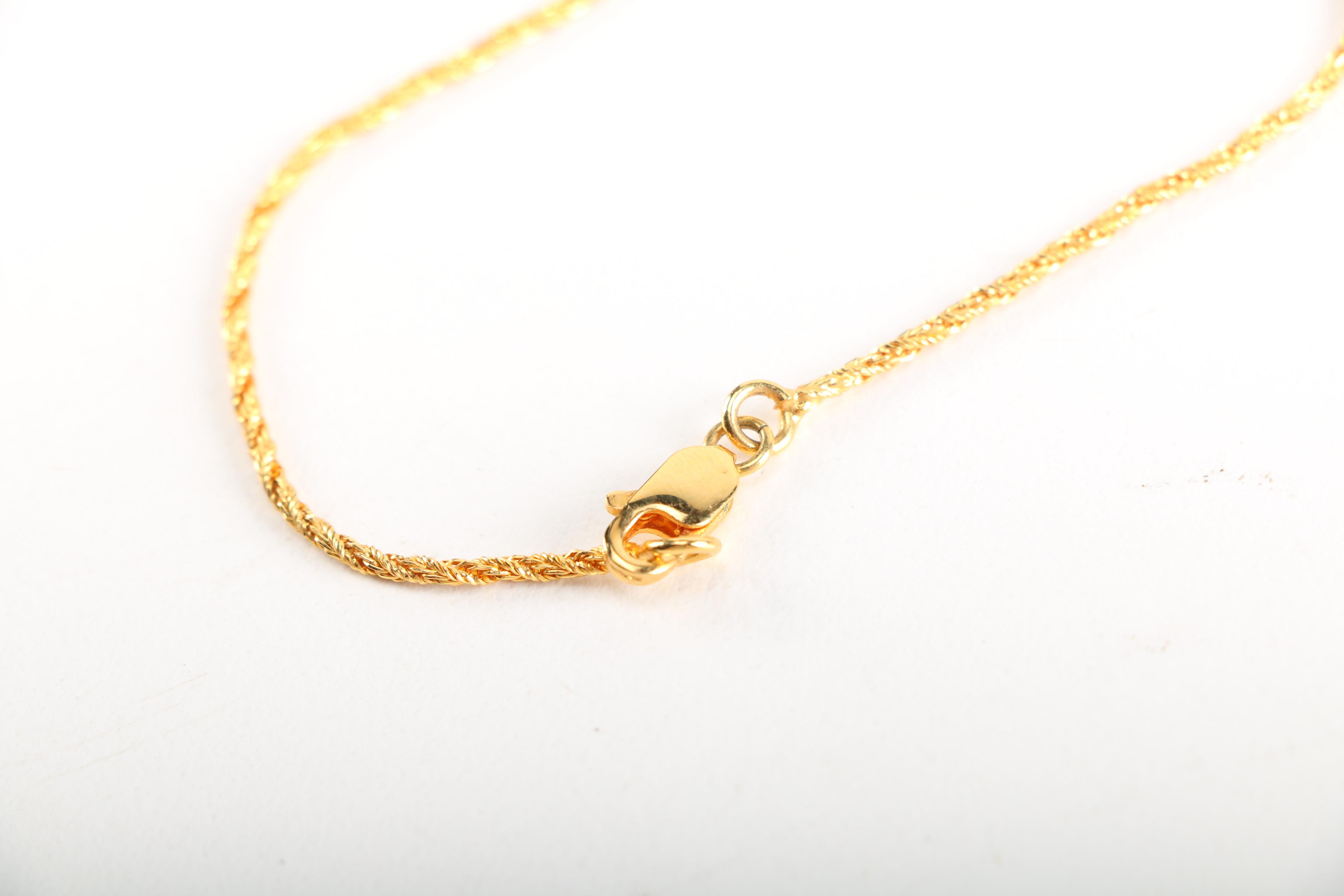 Judith Leiber Gold Tone Locket Pendant