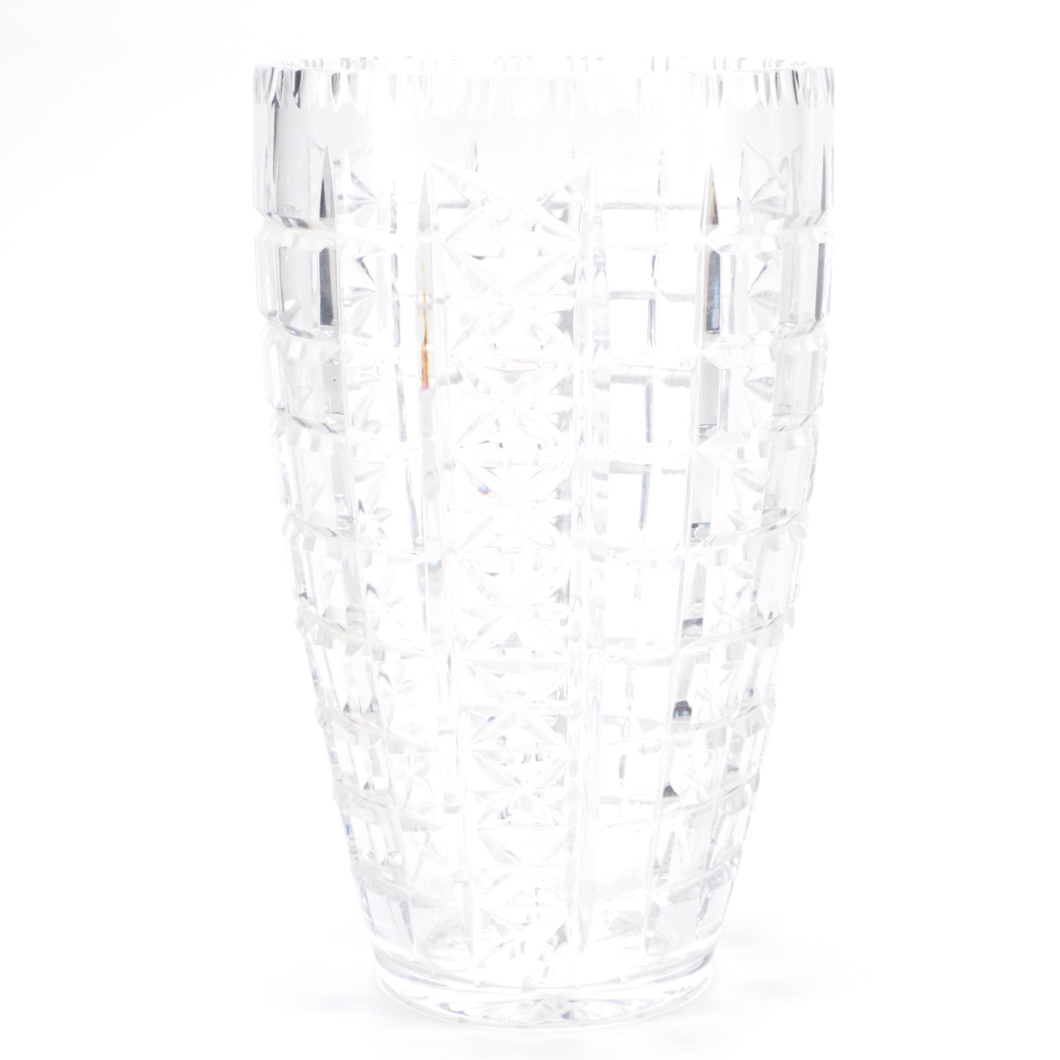 Cut Crystal Vase