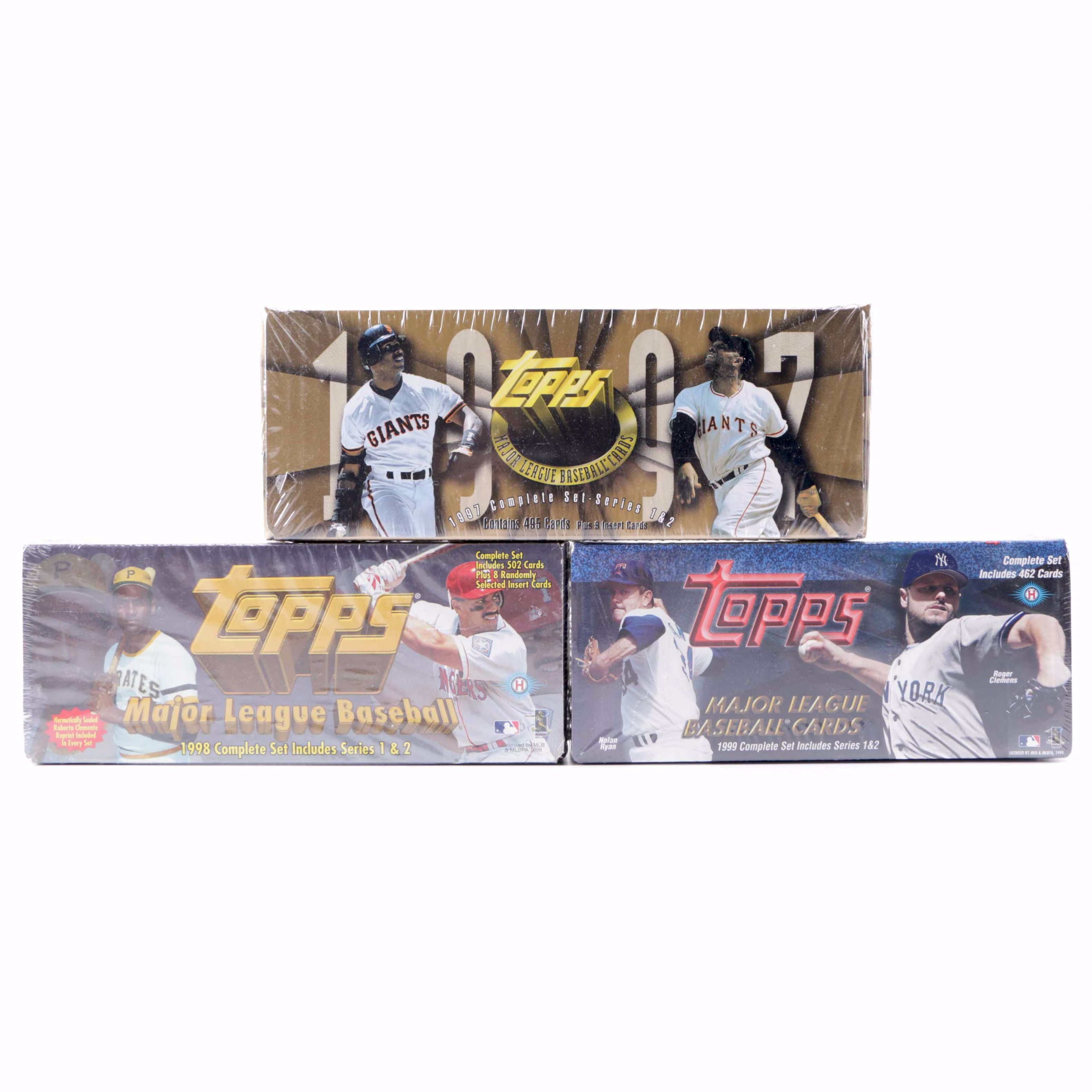 Assortment of 1990s Topps Baseball Cards