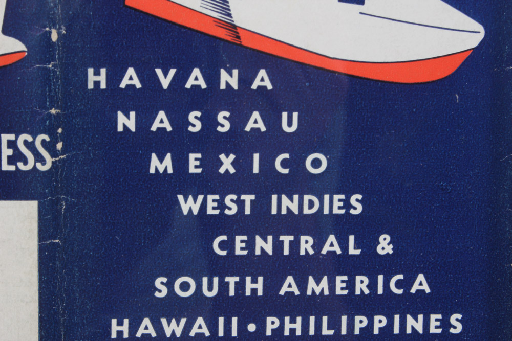 Pan Am Time Tables - Passenger Tariffs Booklet Cover Dec. 1936