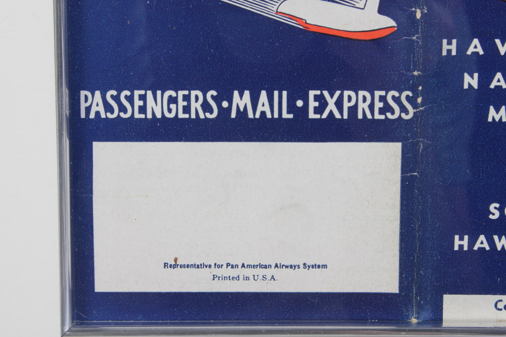 Pan Am Time Tables - Passenger Tariffs Booklet Cover Dec. 1936