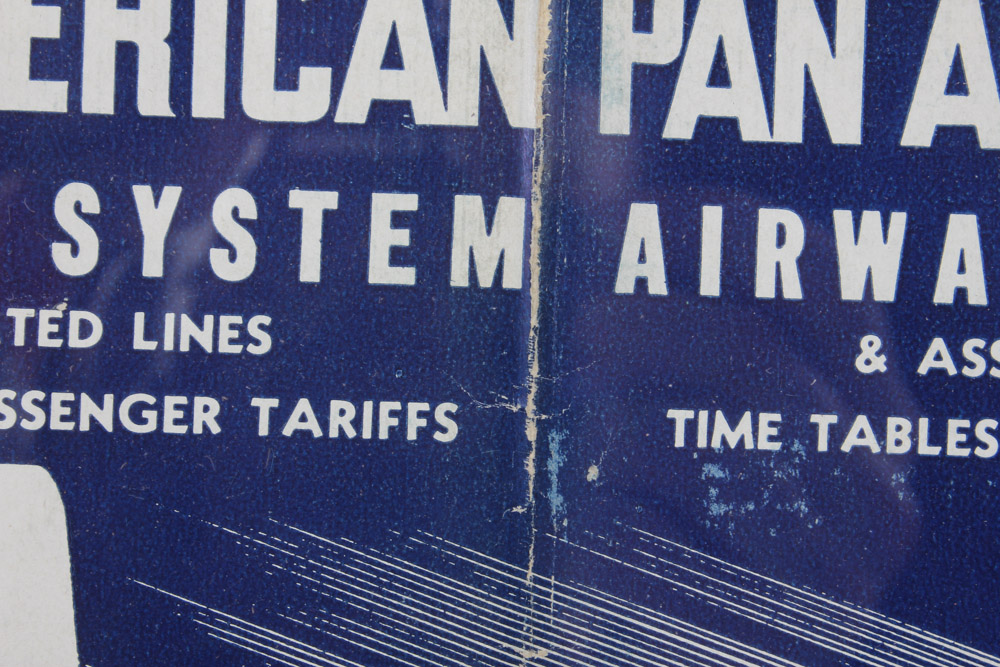 Pan Am Time Tables - Passenger Tariffs Booklet Cover Dec. 1936