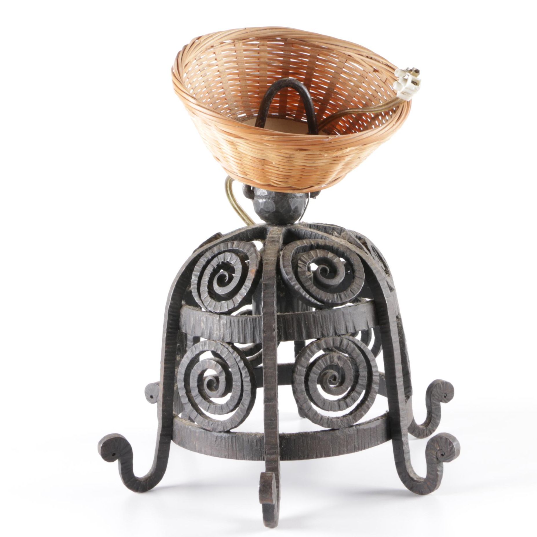 Spiral Themed Iron Hanging Light