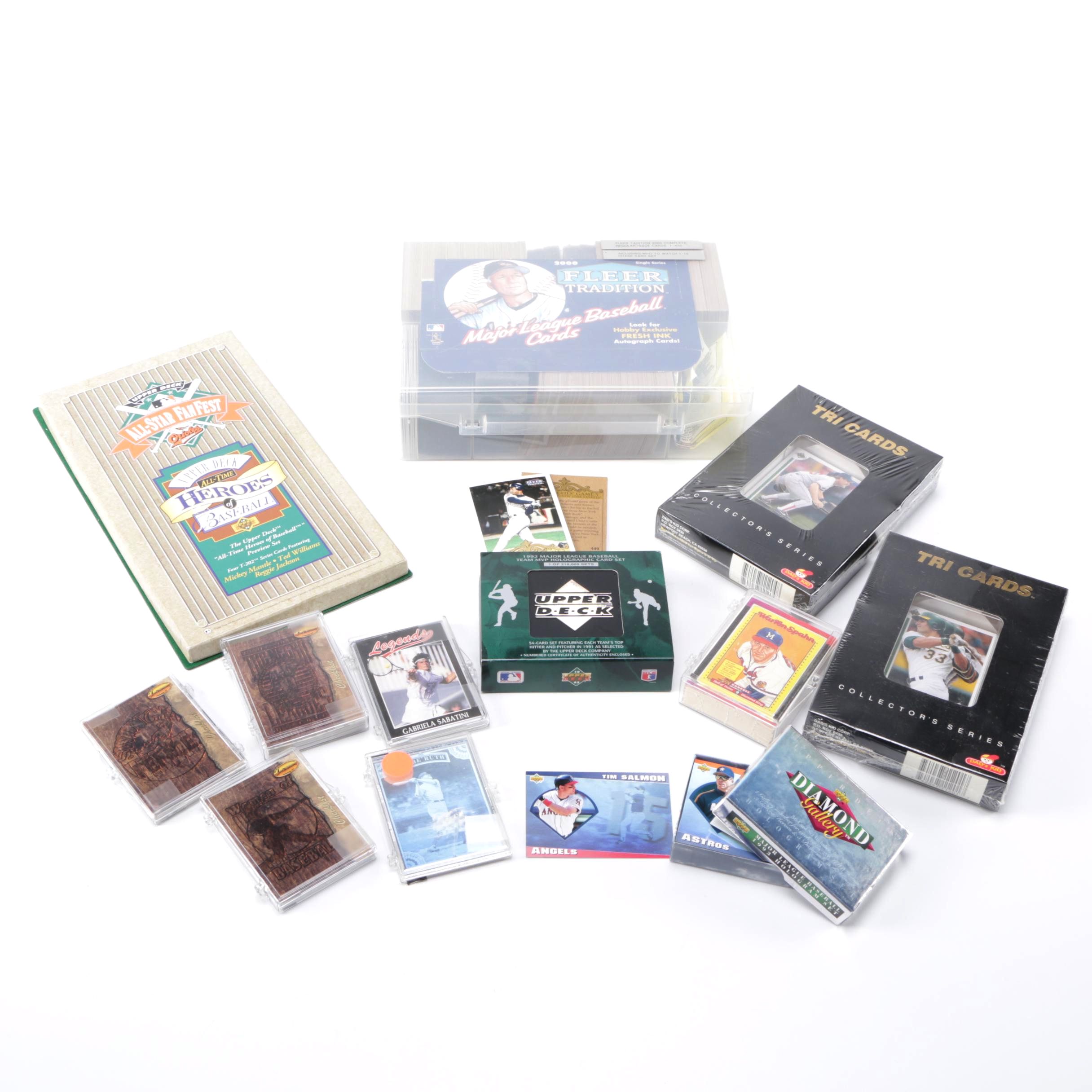 Assortment of Sports Trading Cards