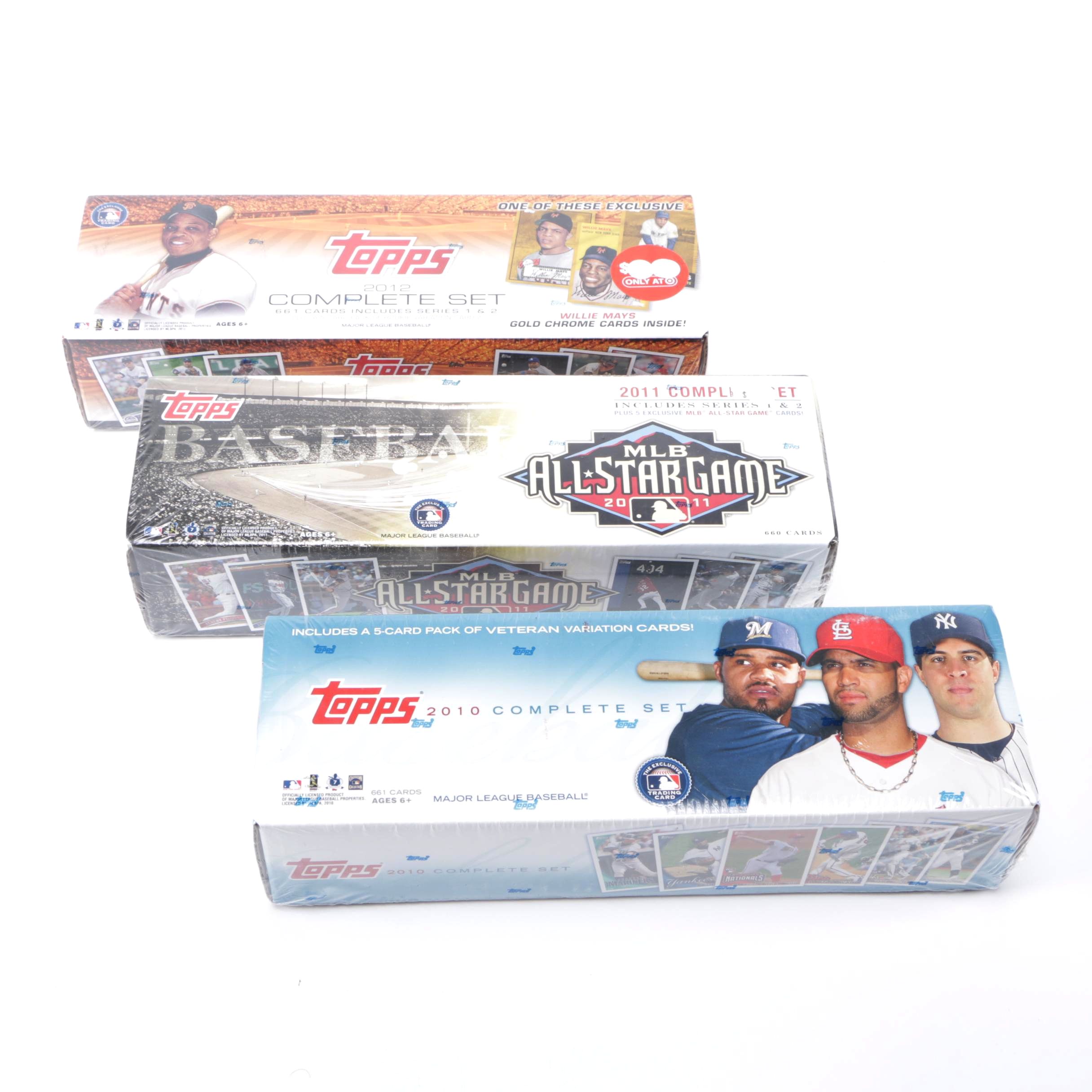 2010-2012 Topps Baseball Sets