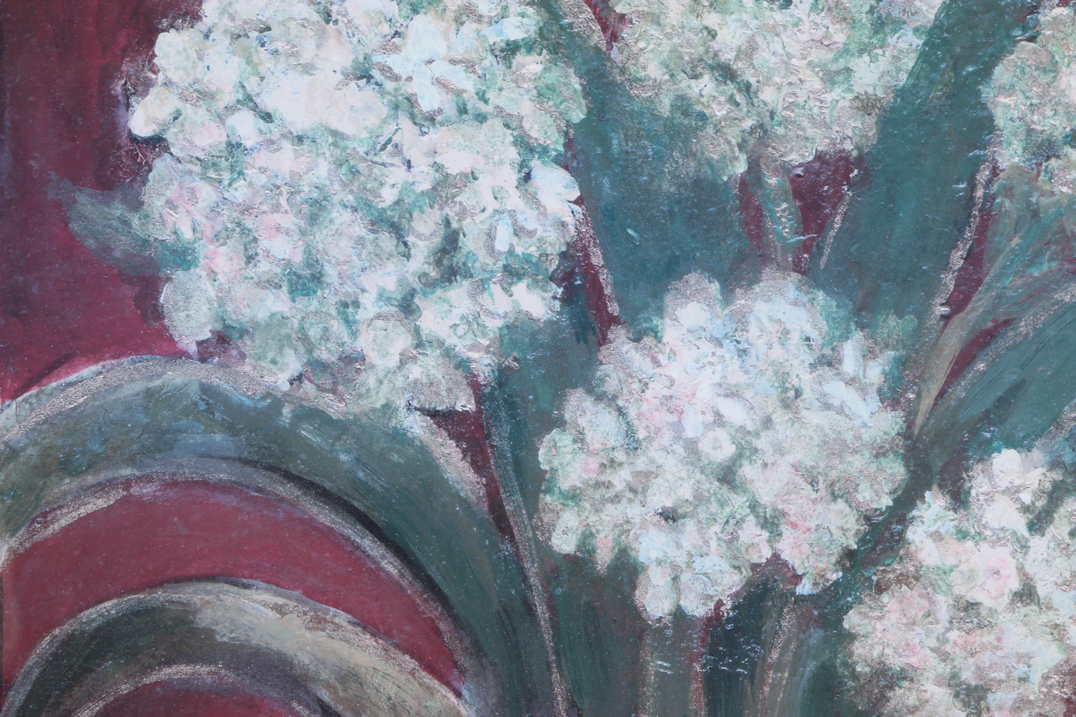 Framed Floral Offset Lithograph by Cedar Creek Collection