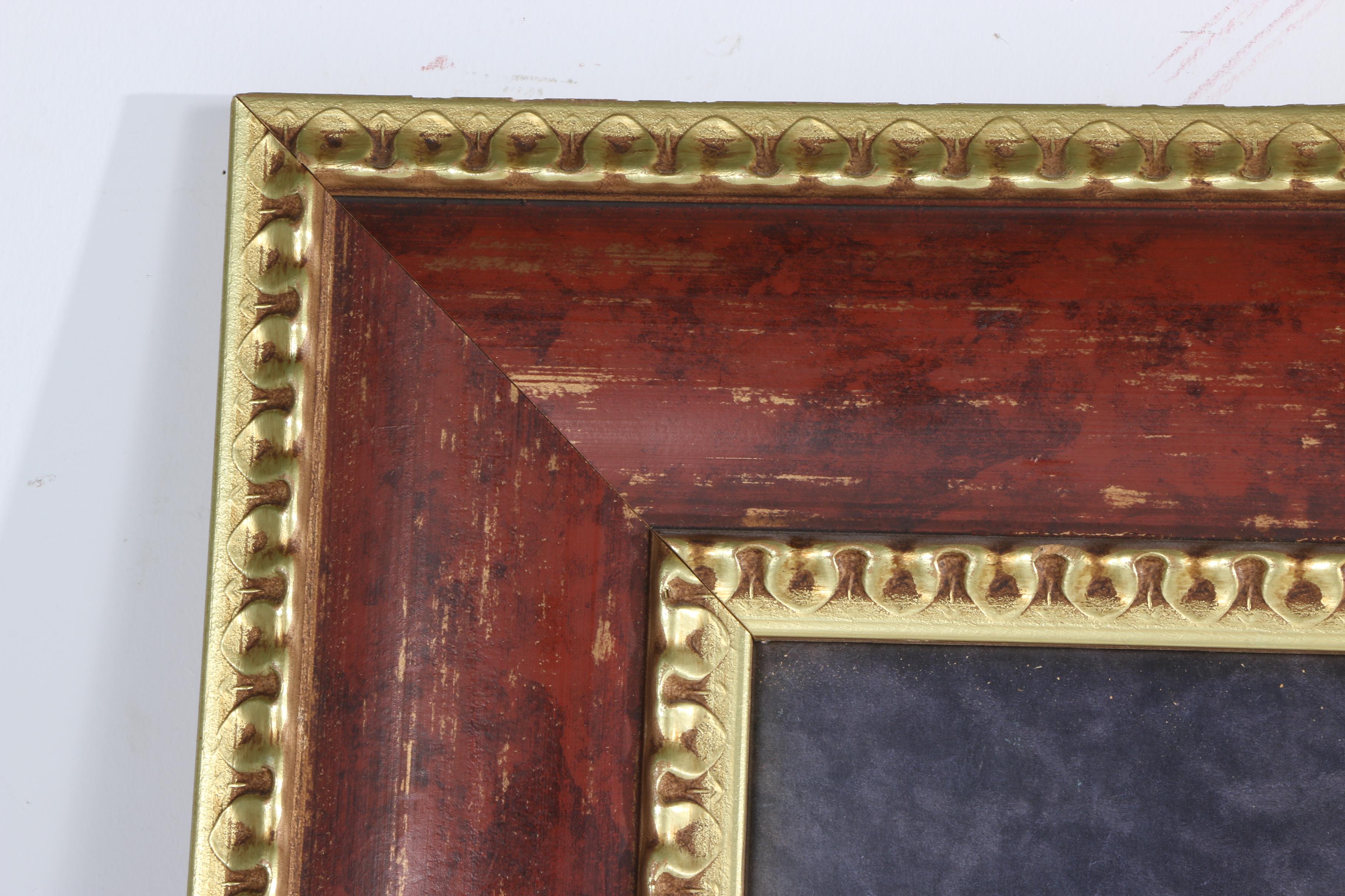 Framed Floral Offset Lithograph by Cedar Creek Collection