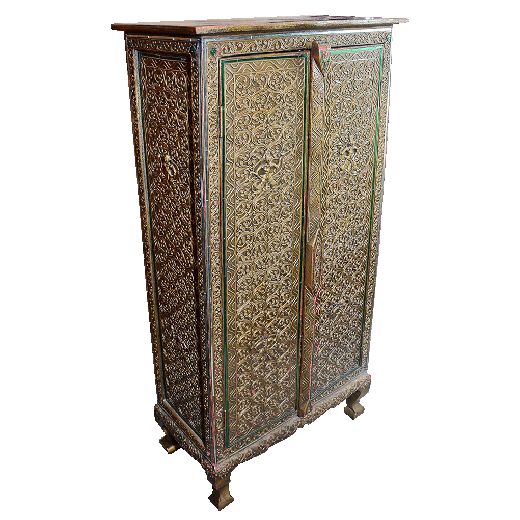 Indonesian Style Decorated Cabinet
