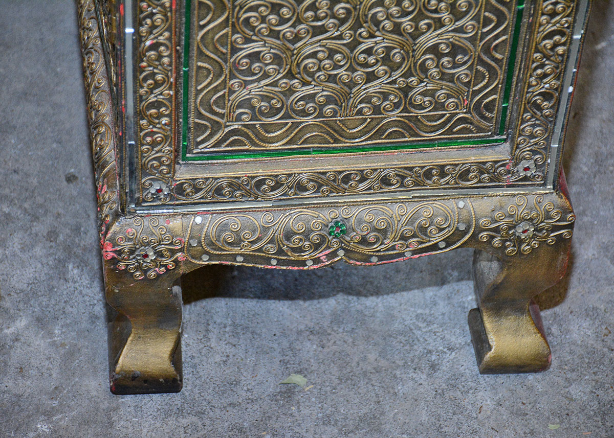 Indonesian Style Decorated Cabinet