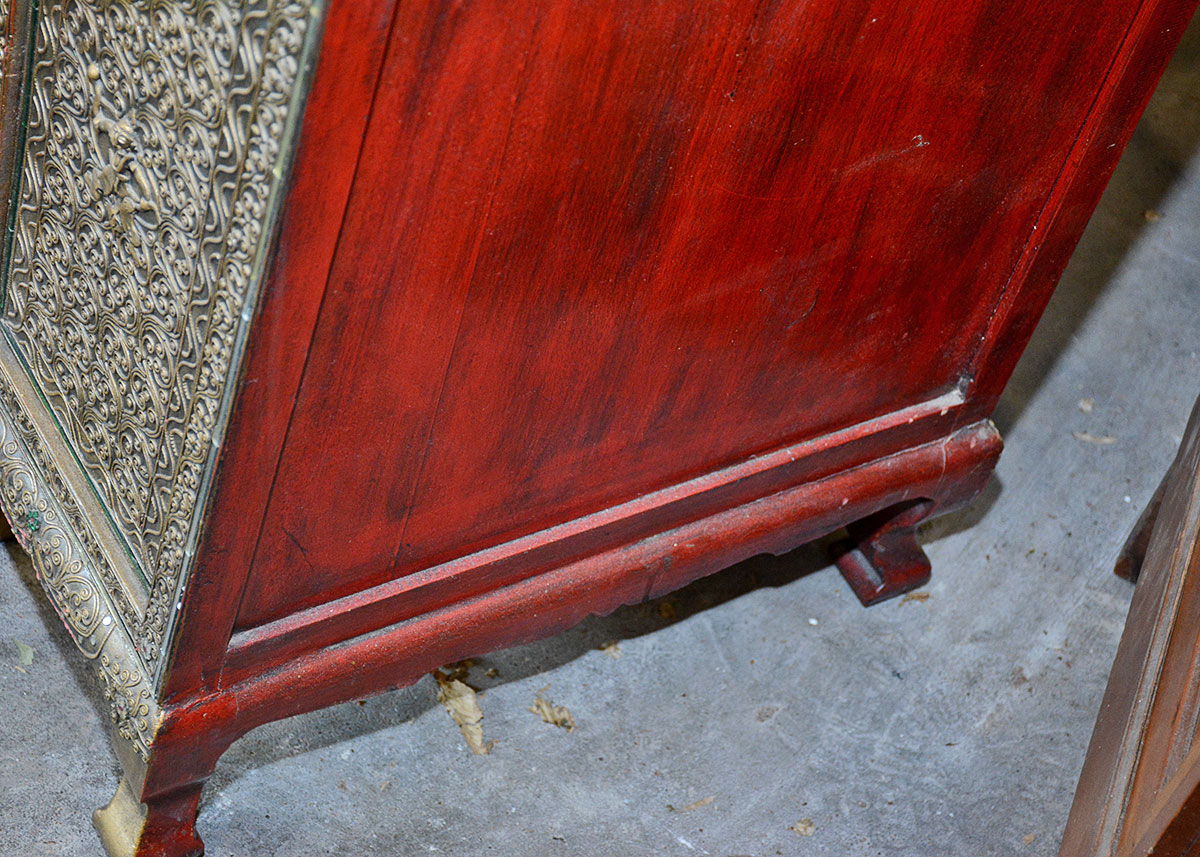 Indonesian Style Decorated Cabinet