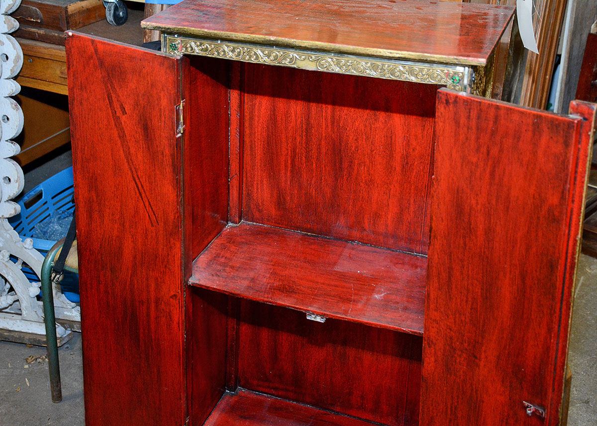 Indonesian Style Decorated Cabinet