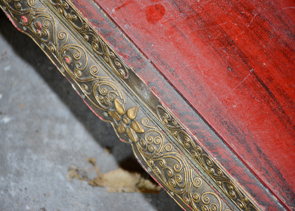 Indonesian Style Decorated Cabinet