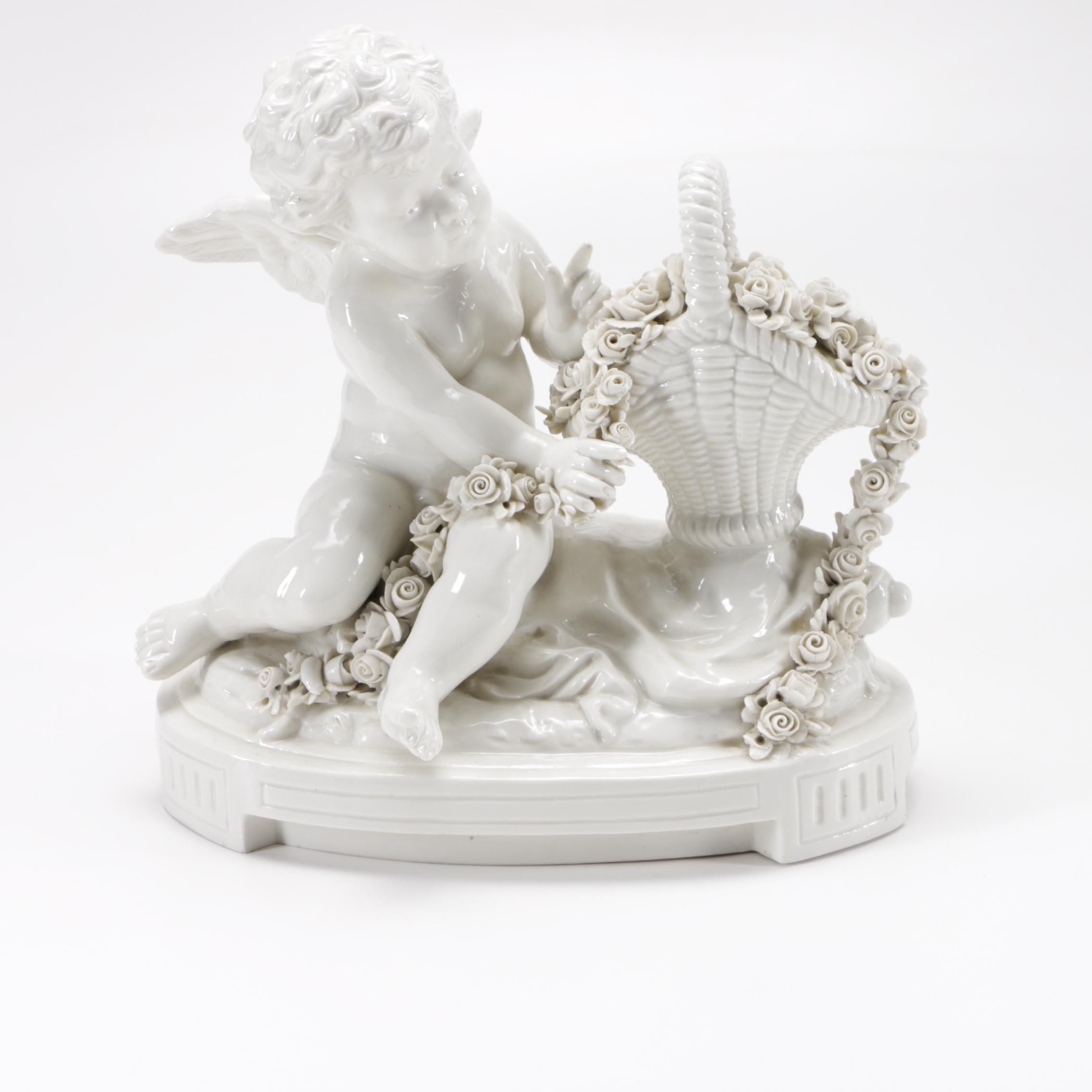 Capodimonte Porcelain Angel