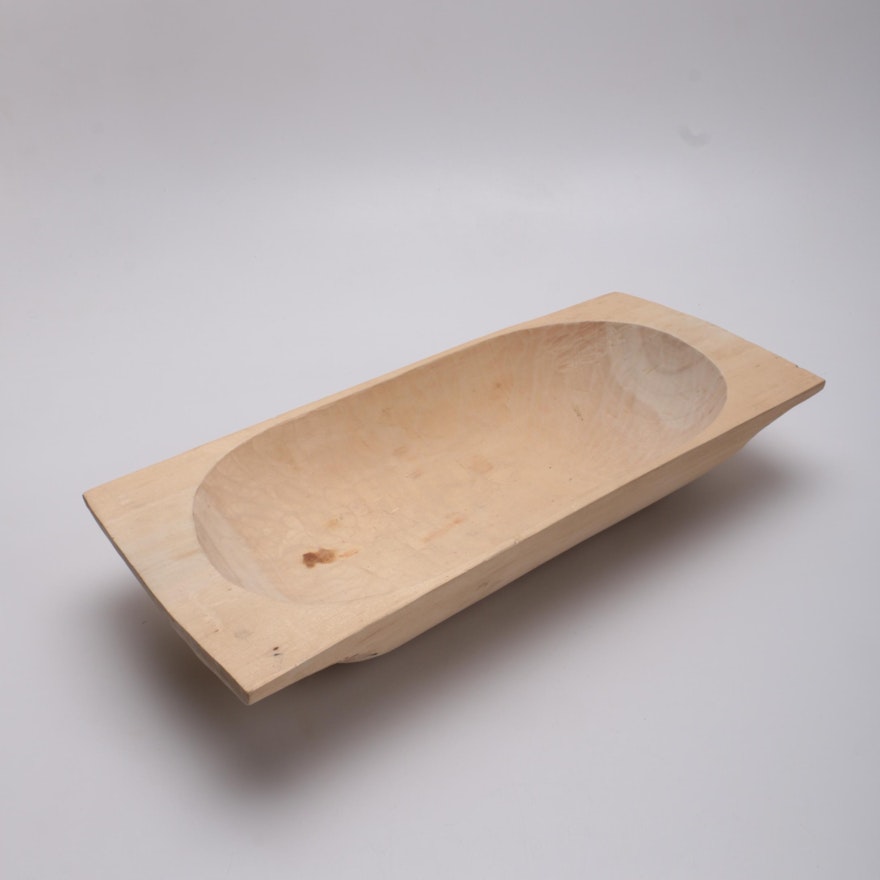 Wooden Dough Bowl