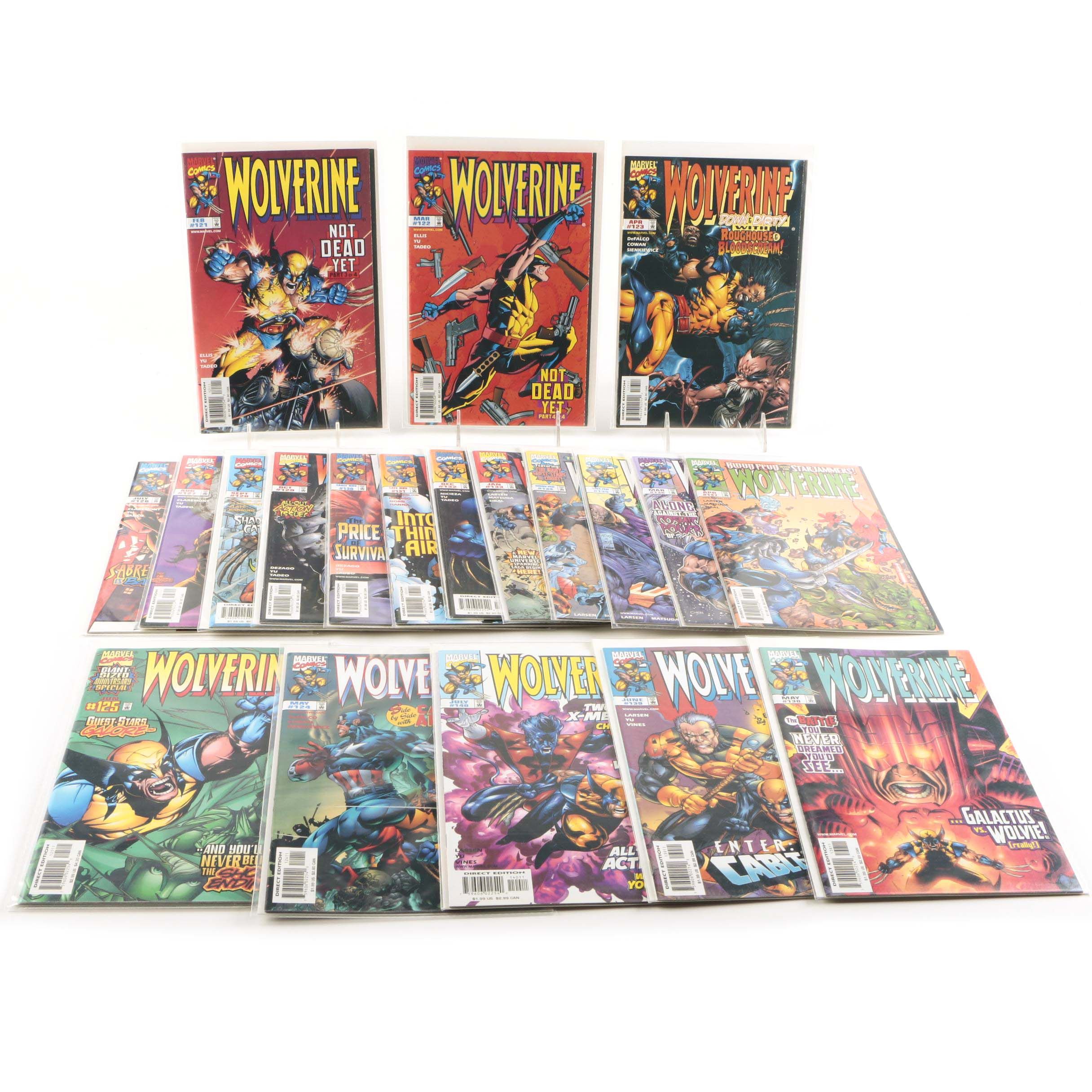 "Wolverine" Series 1 Issues #121-140