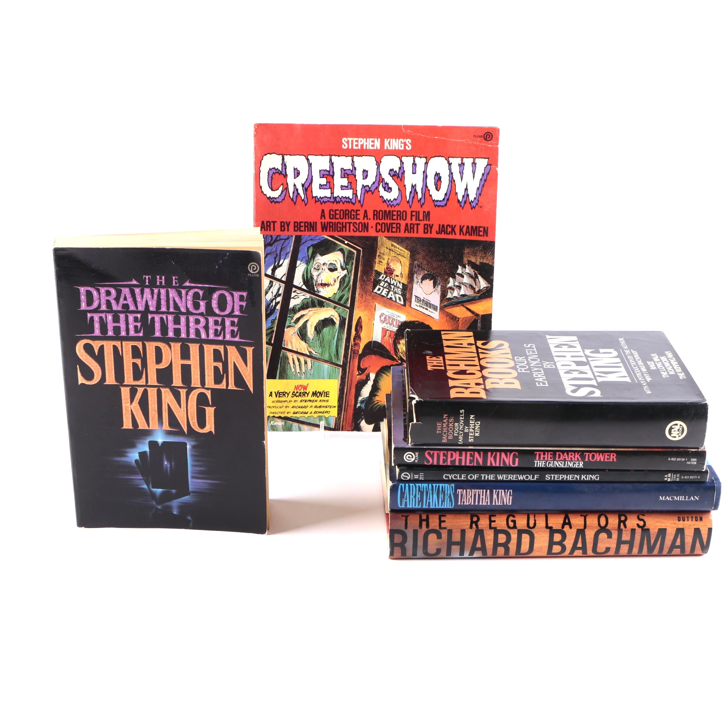 Stephen King Books With First Edition of "The Regulators"