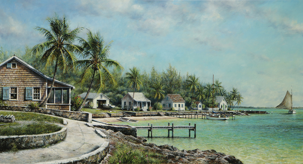 Tripp Harrison Limited Edition Offset Lithograph on Paper "Water’s Edge"