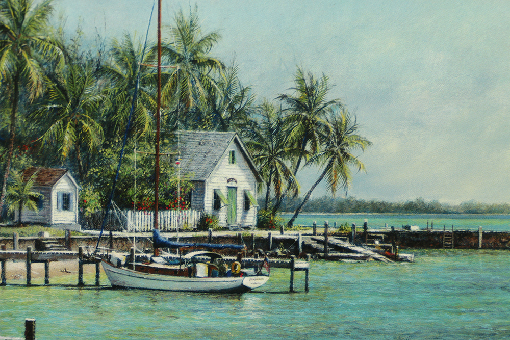 Tripp Harrison Limited Edition Offset Lithograph on Paper "Water’s Edge"