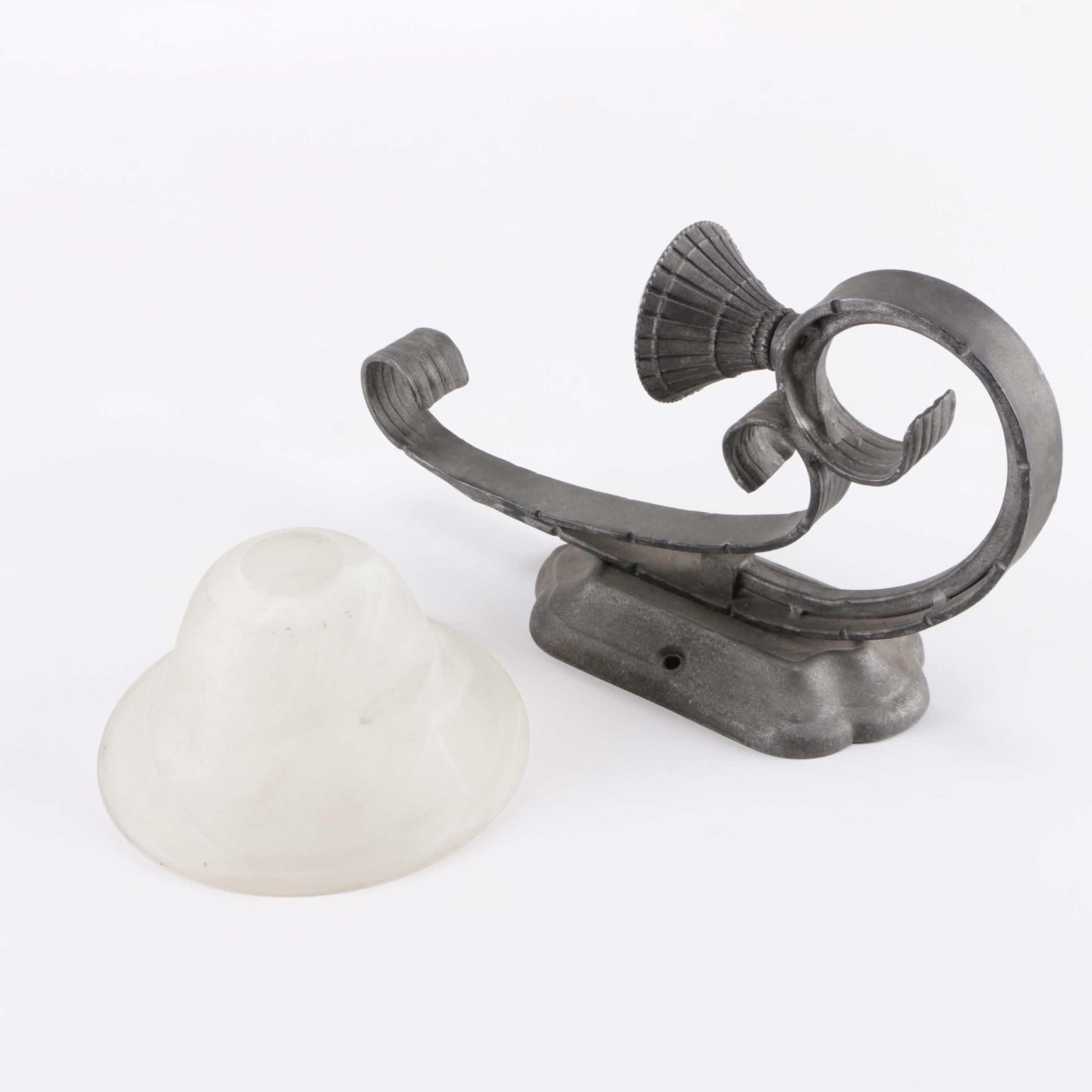 Metal Sconce Light with Shade