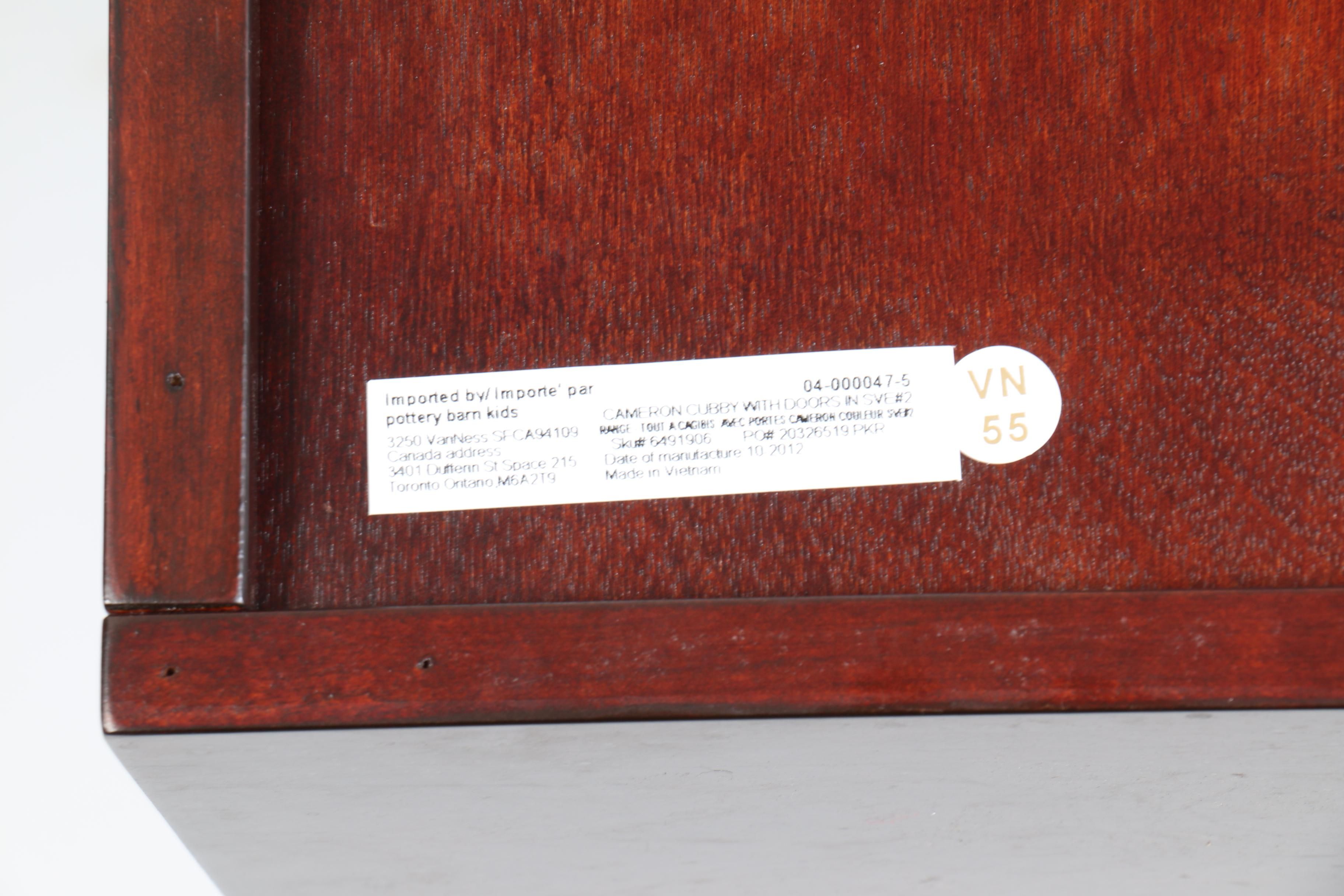 "Cameron" Step Back Cubby Cabinet by Pottery Barn Kids