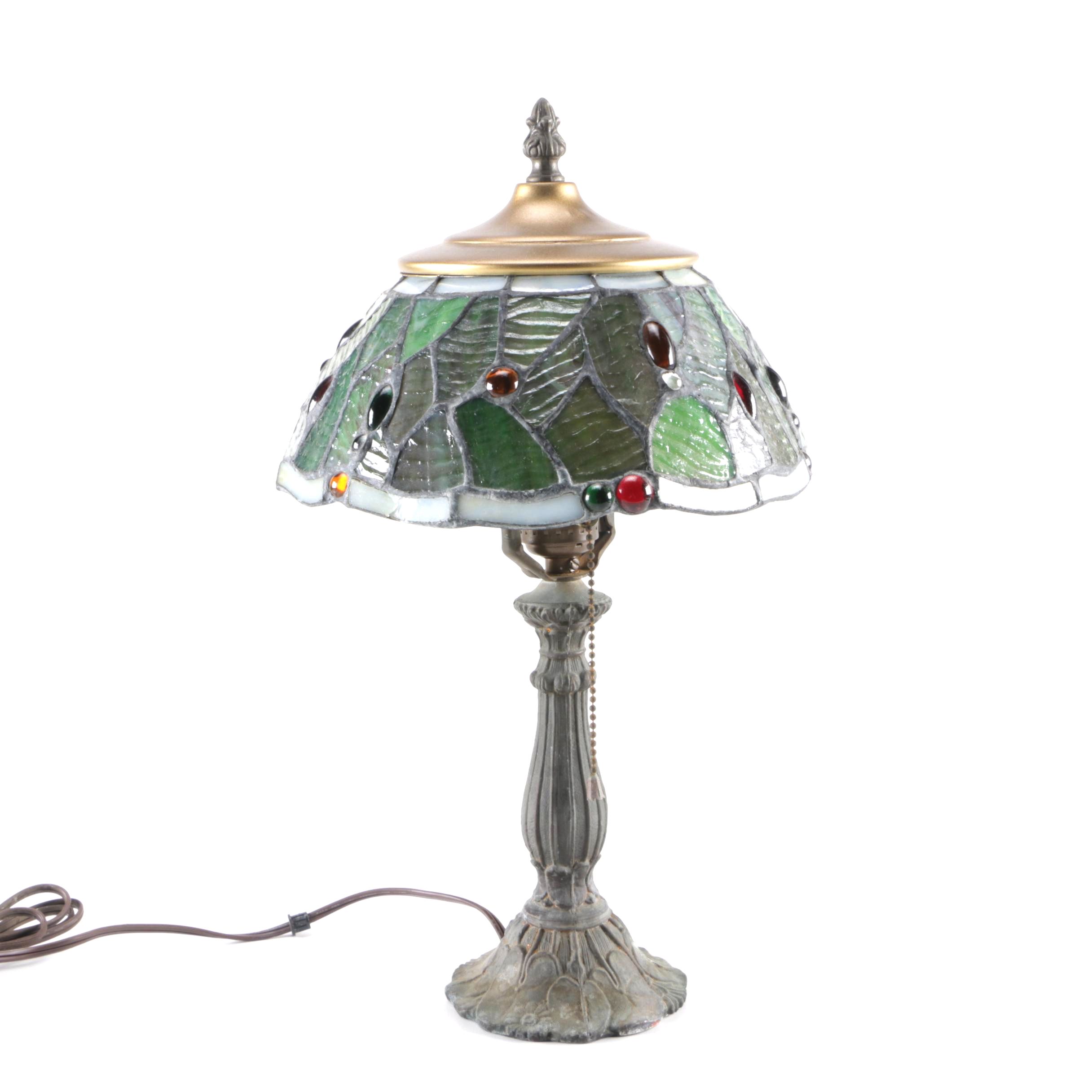 Green Tiffany Style Lamp