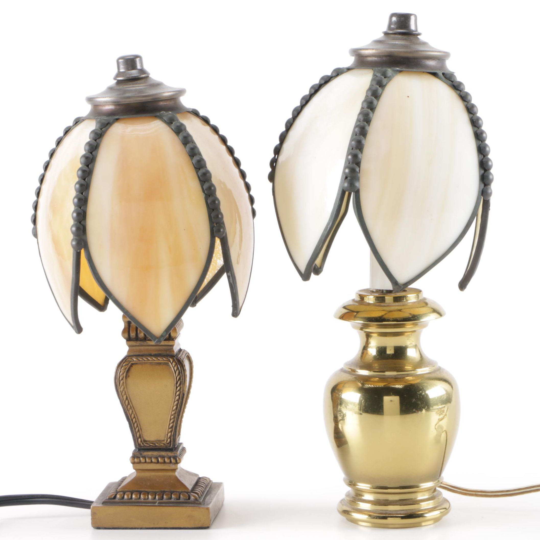 Desk Lamps with Petal Shades