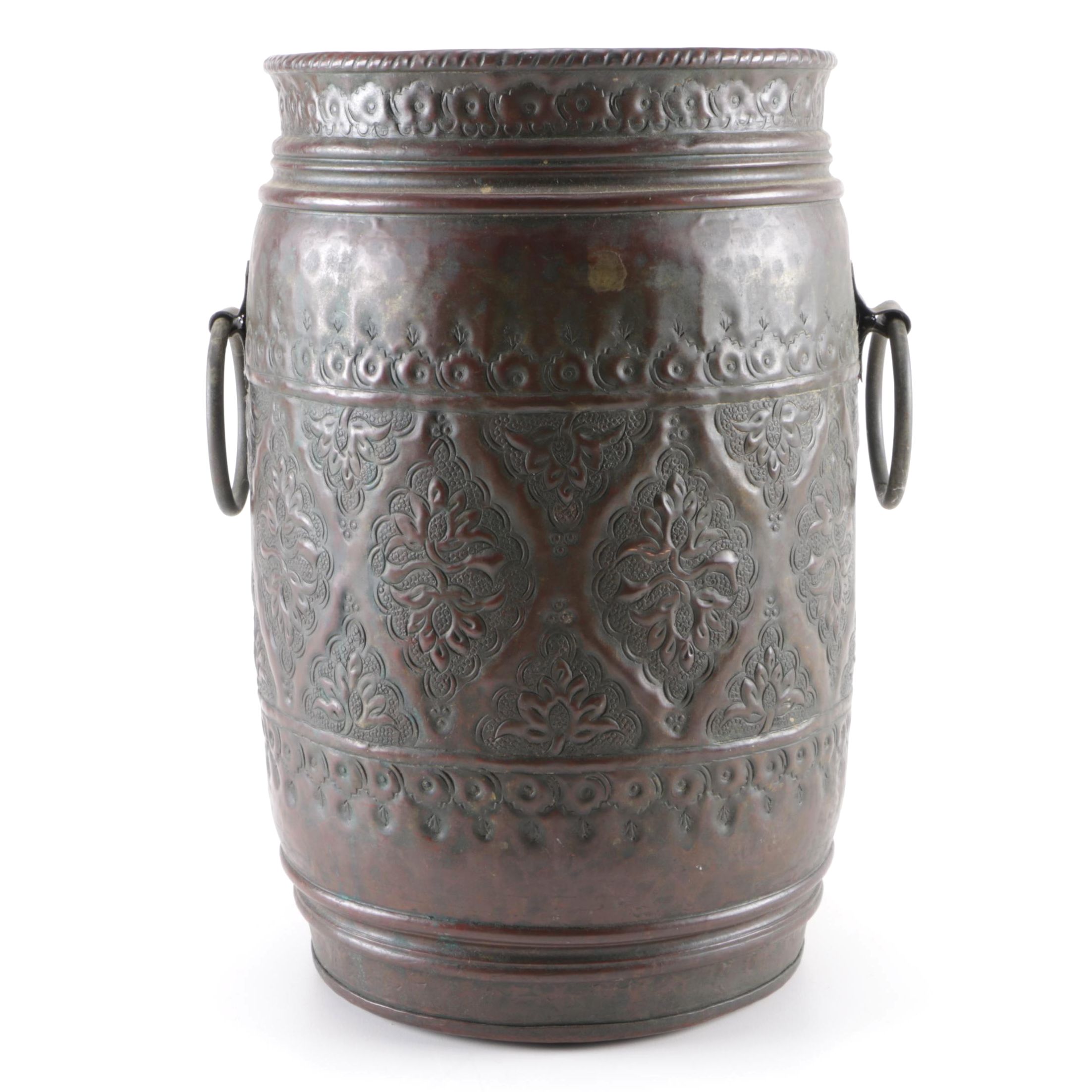 Southeast Asian Inspired Brass Umbrella Stand