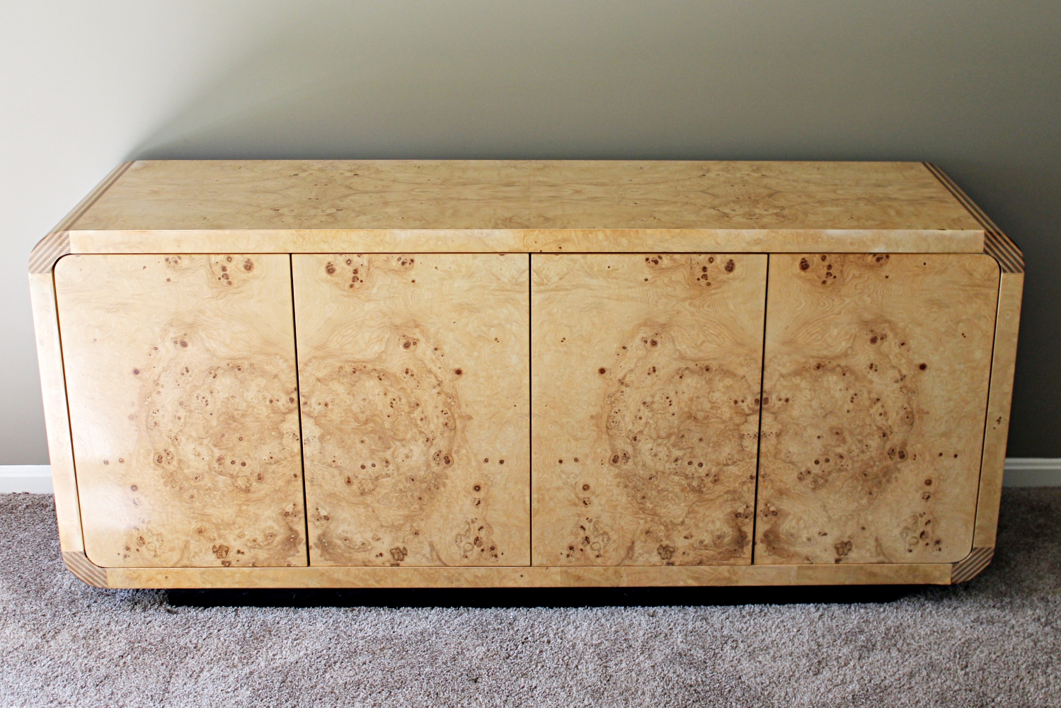 Henredon Scene Two Burl Wood Sideboard