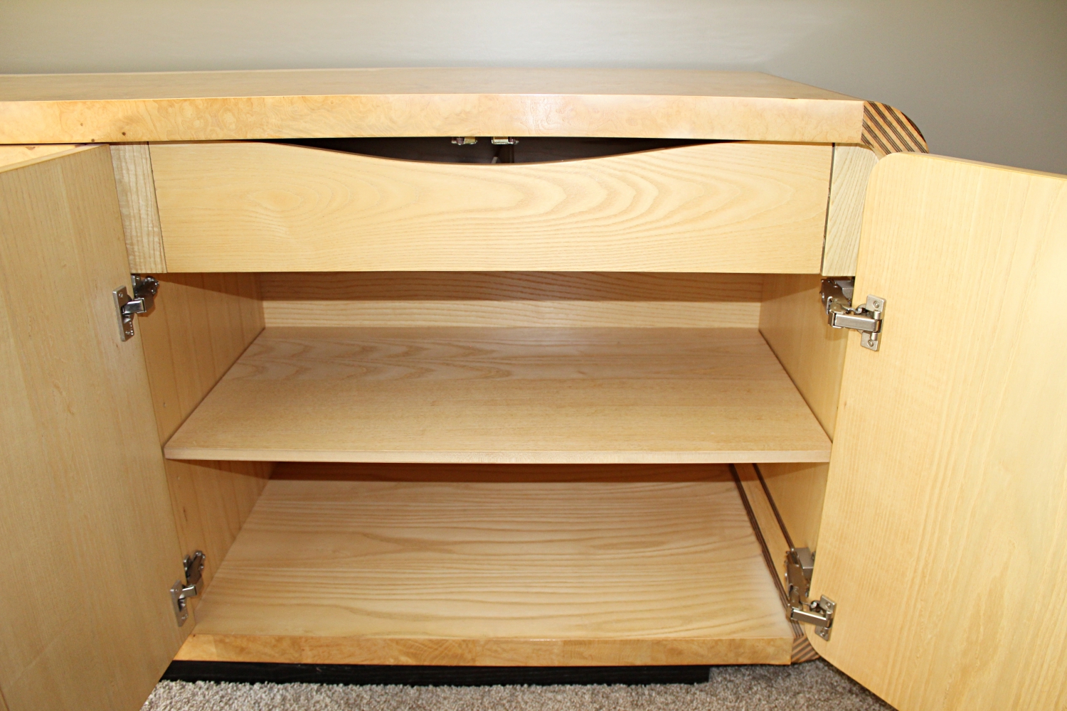 Henredon Scene Two Burl Wood Sideboard