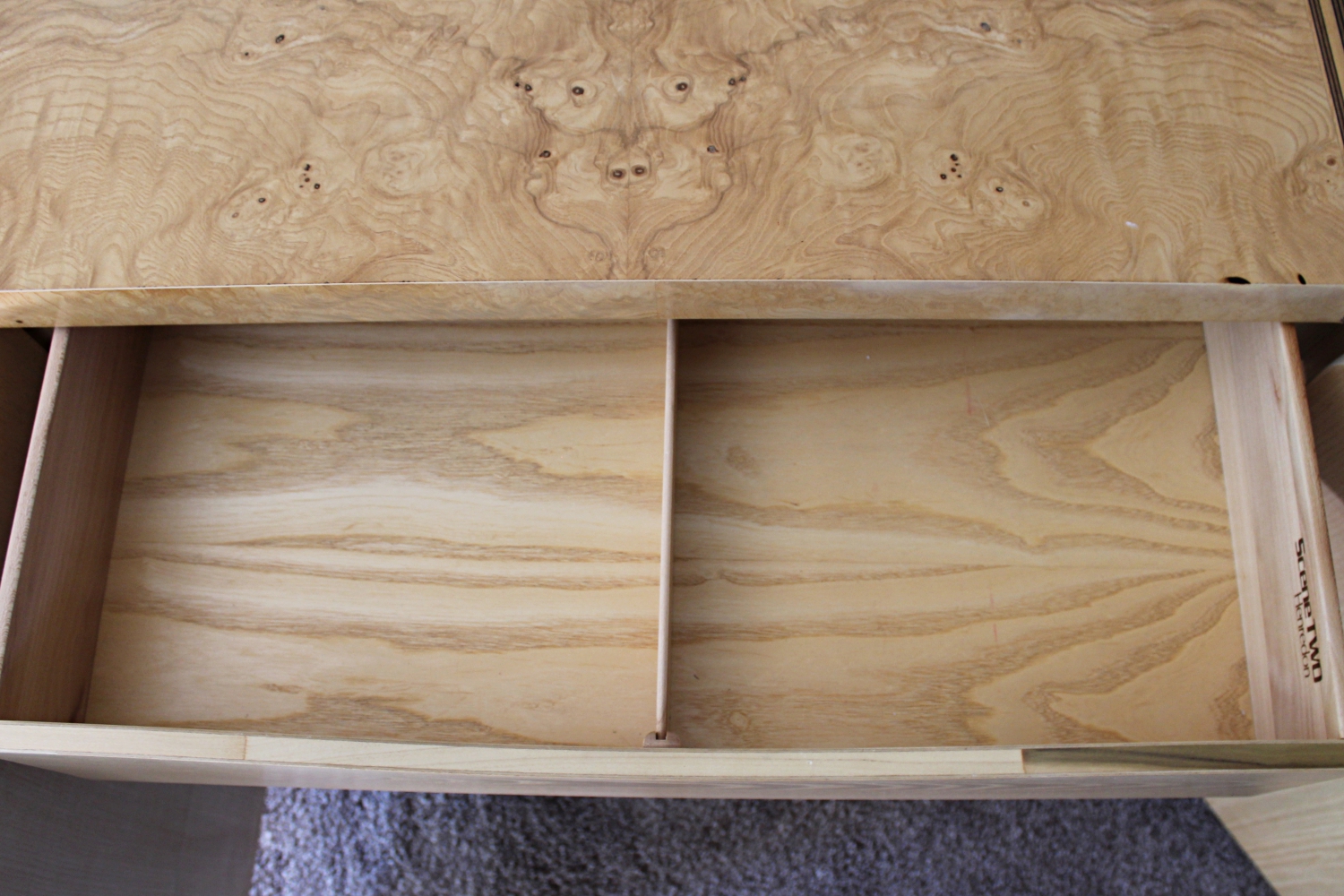 Henredon Scene Two Burl Wood Sideboard