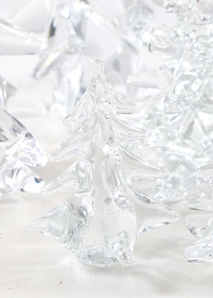Hand Blown glass Christmas Trees