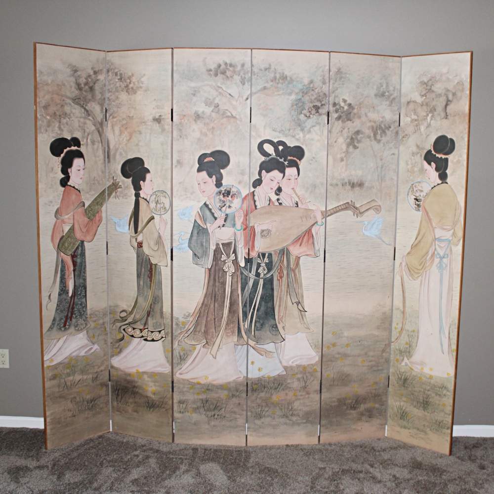 Chinese Inspired Folding Screen