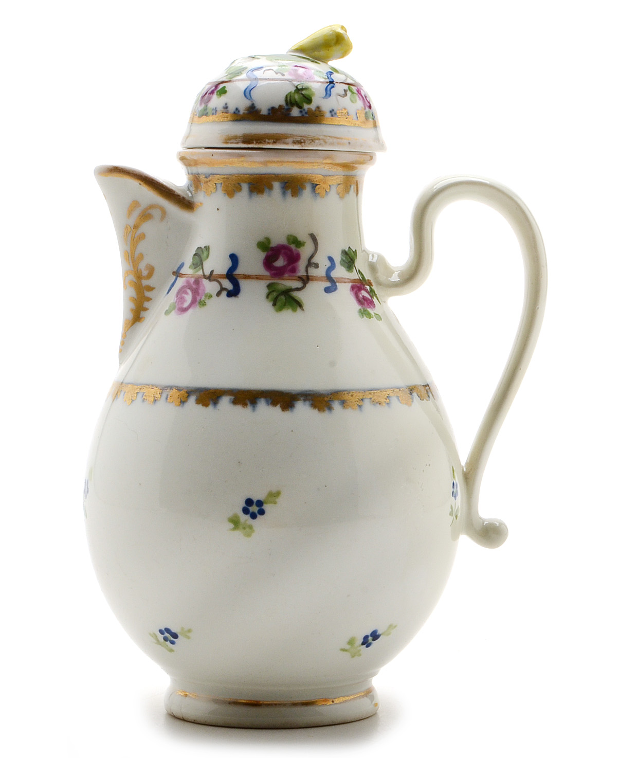 Antique Royal Vienna Porcelain Hot Water Jug